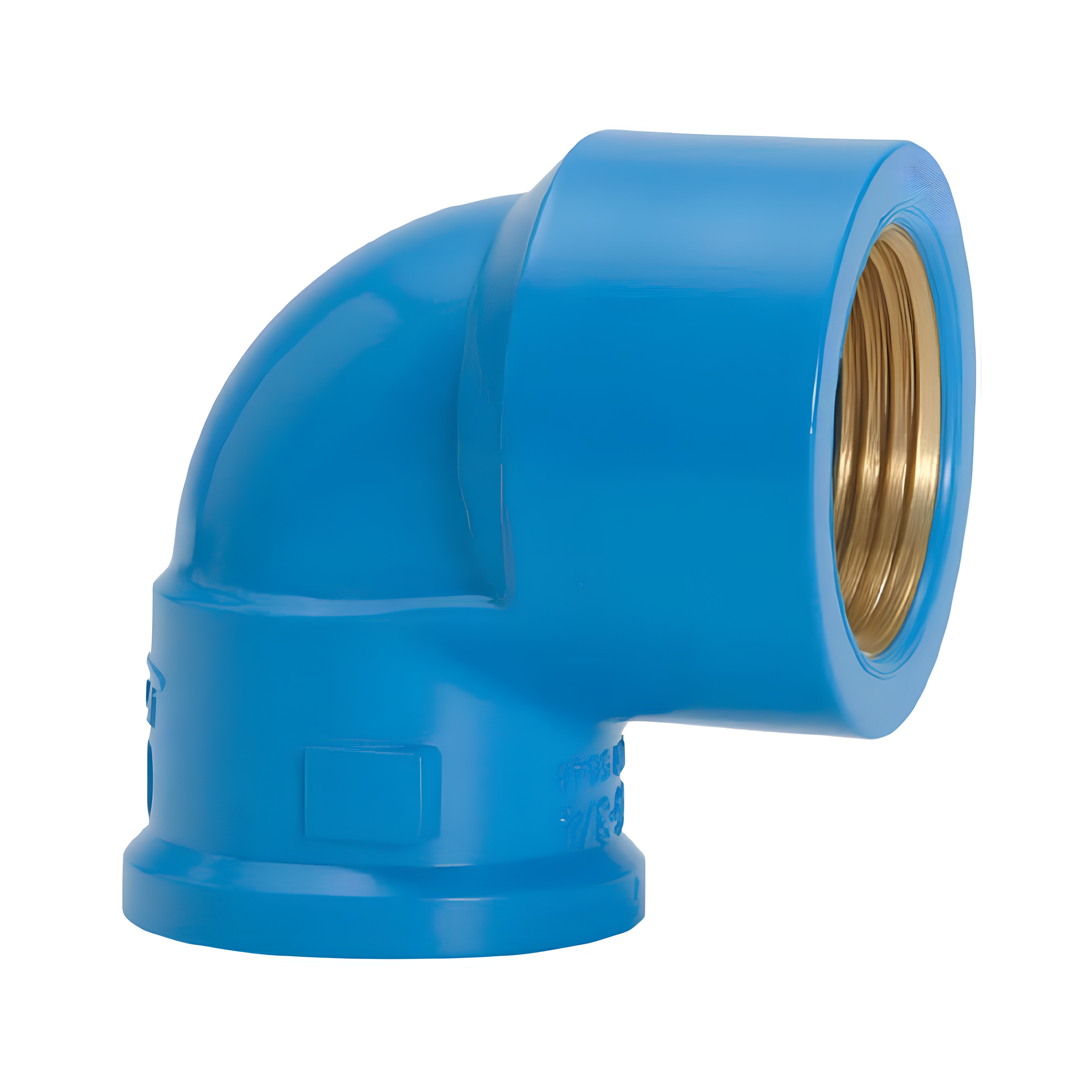 Joelho Soldavel Bucha Latao 90° 20mm X 1/2" Pvc Azul 11678 Amanco