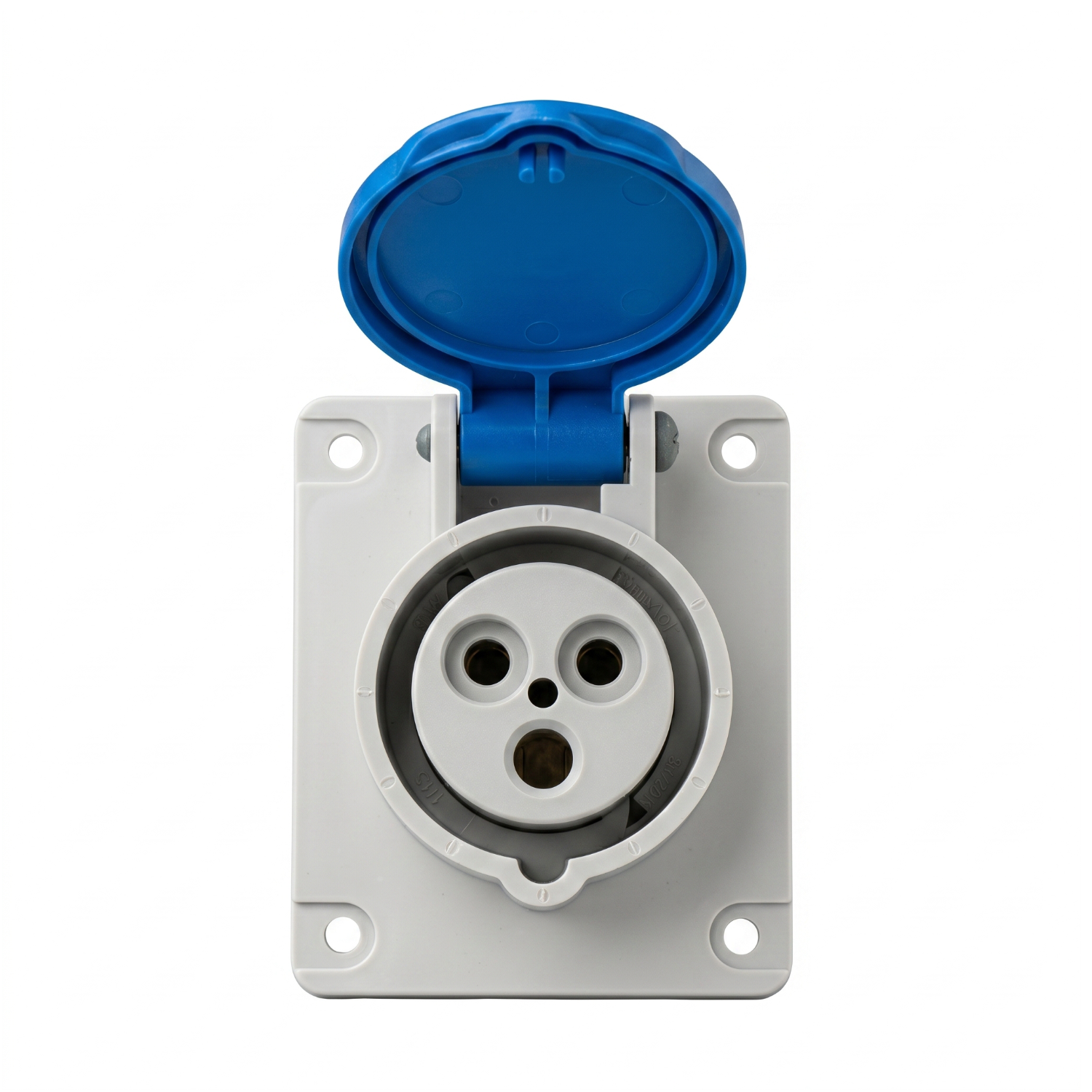 Tomada De Embutir 2p+t 16a 200/250v Azul - N3046 - Steck