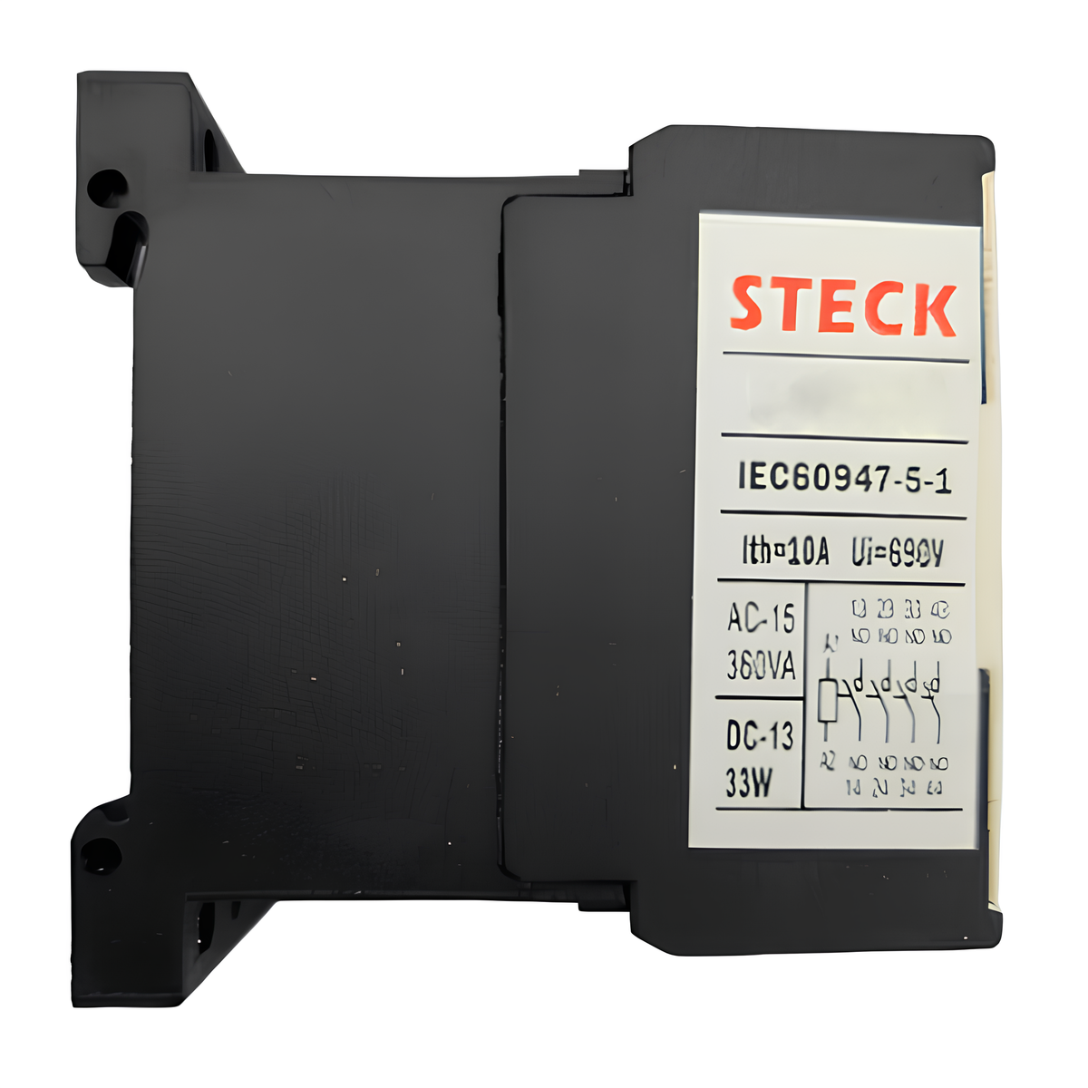 Contator Auxiliar 2NA+2NF 220VCA 50/60HZ - Steck