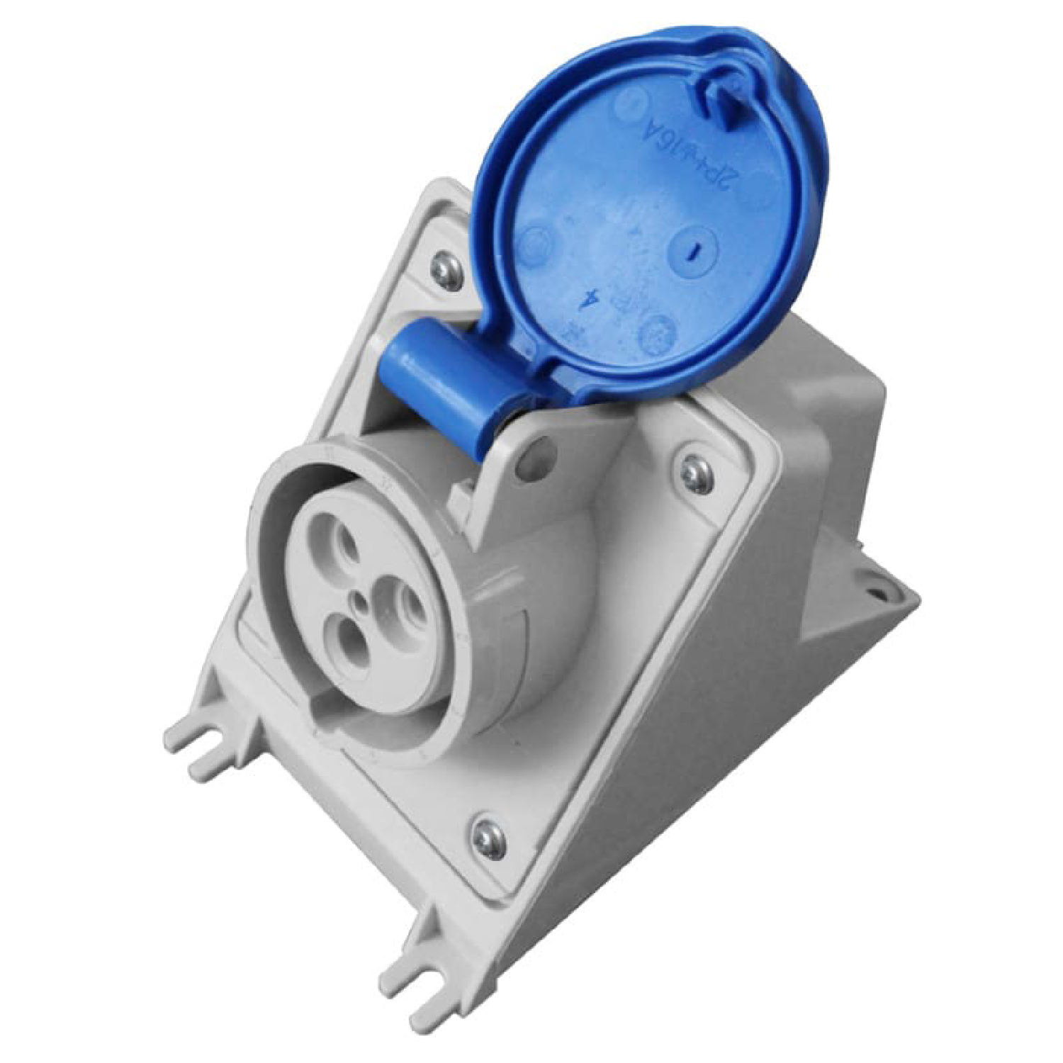 Tomada De Sobrepor 3P+T 32a 200/250v Azul N4209 - Steck