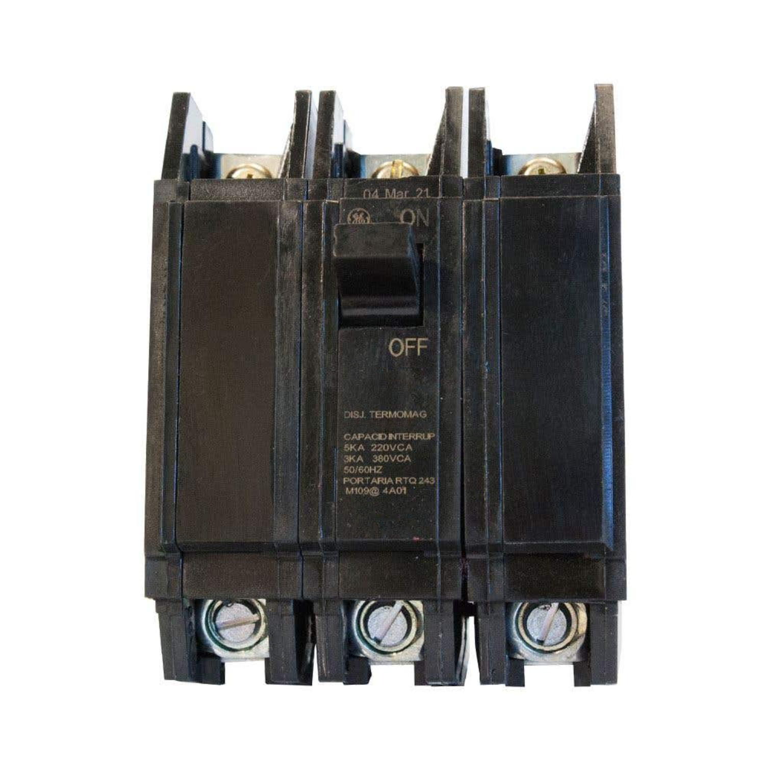Disjuntor Tripolar 60A Nema Preto 3Ka TQC3460 GE