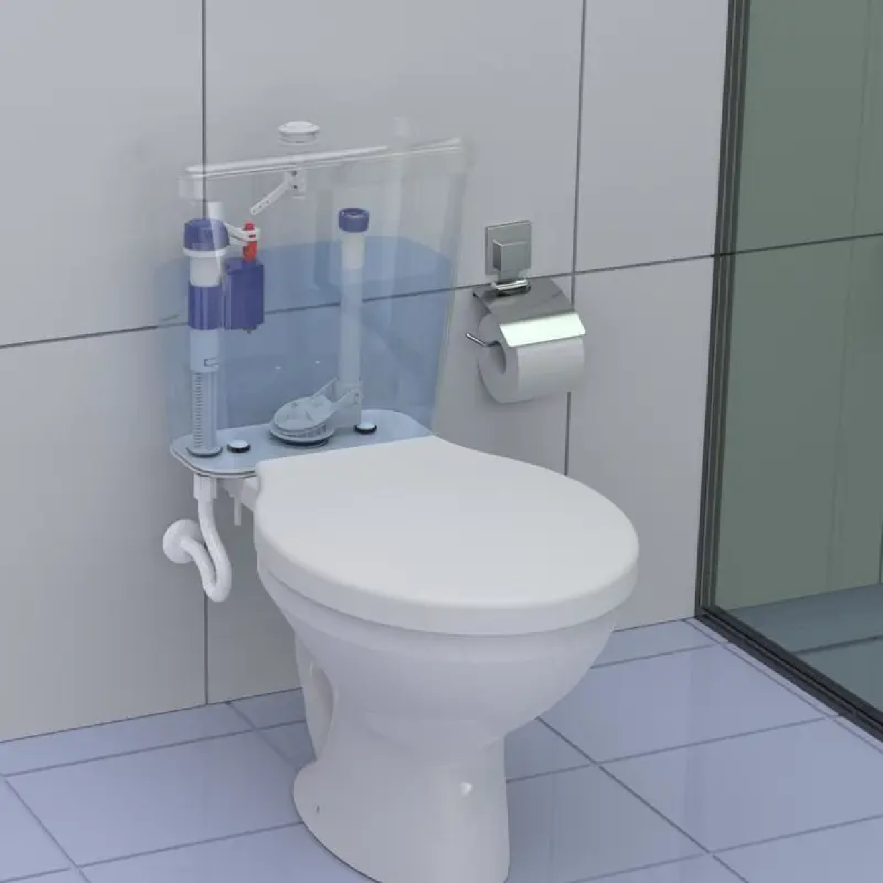 Kit Caixa Acoplada Linha Econômica Roco 8599001254 Roco
