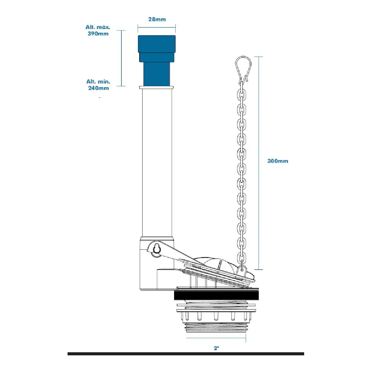 Kit Caixa Acoplada Linha Econômica Roco 8599001254 Roco