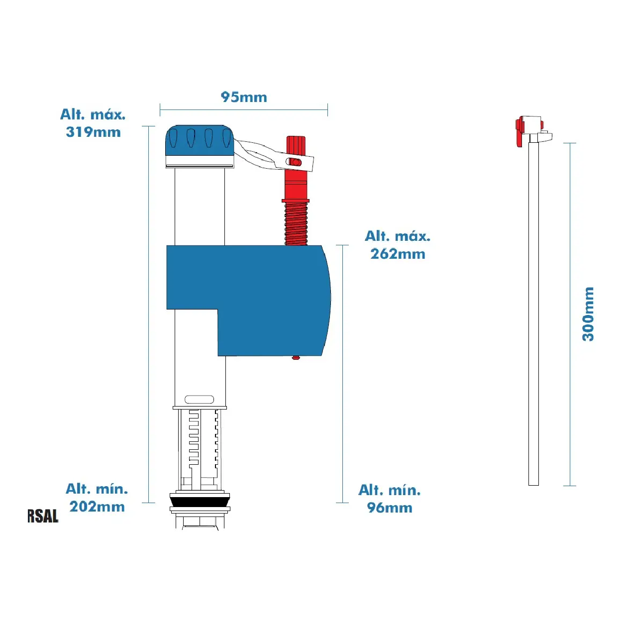 Kit Caixa Acoplada Linha Econômica Roco 8599001254 Roco