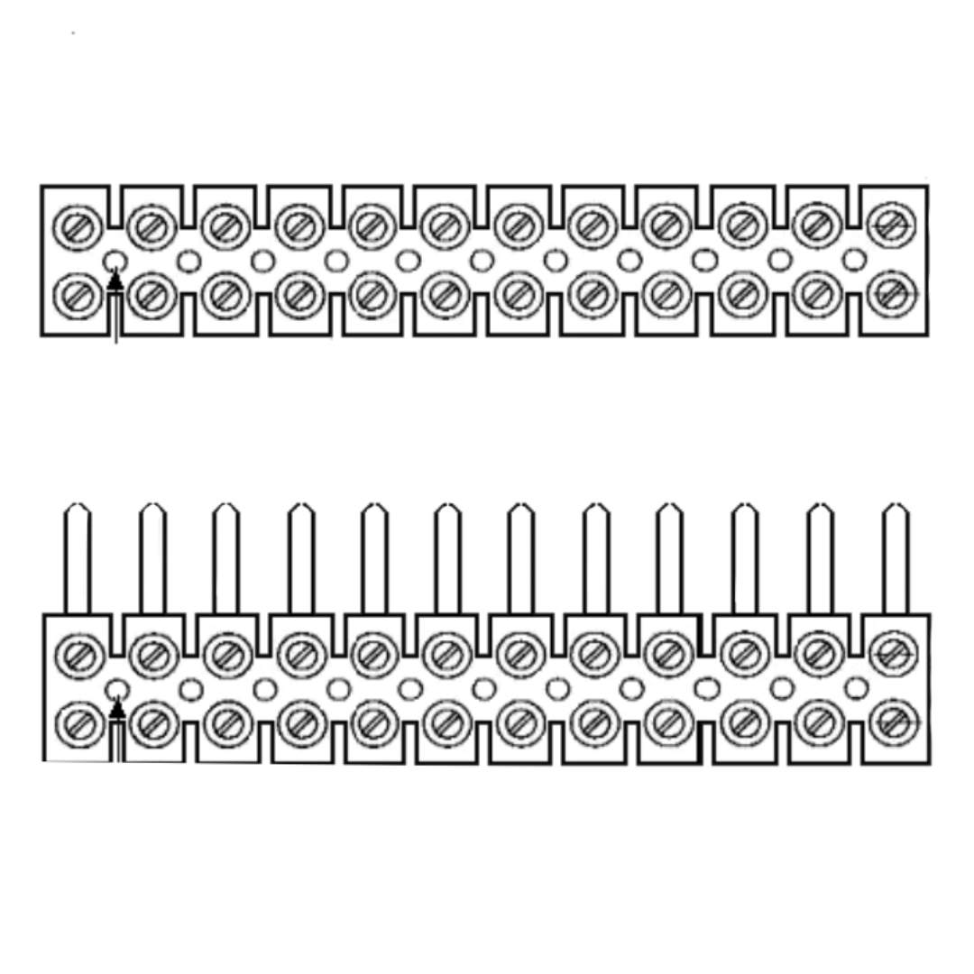 Conector Borne Sindal 1,5Mm a 2,5MM (Pino Macho/Femea) Blux