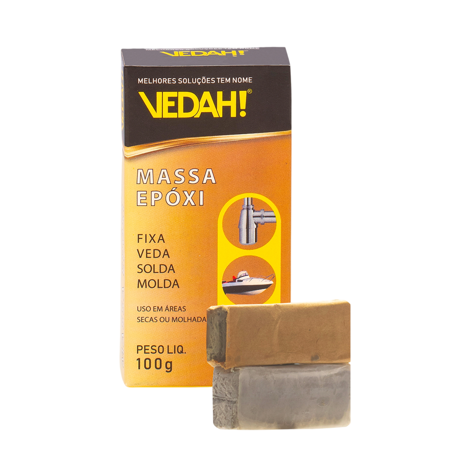 Massa Epoxi 100g Vedah