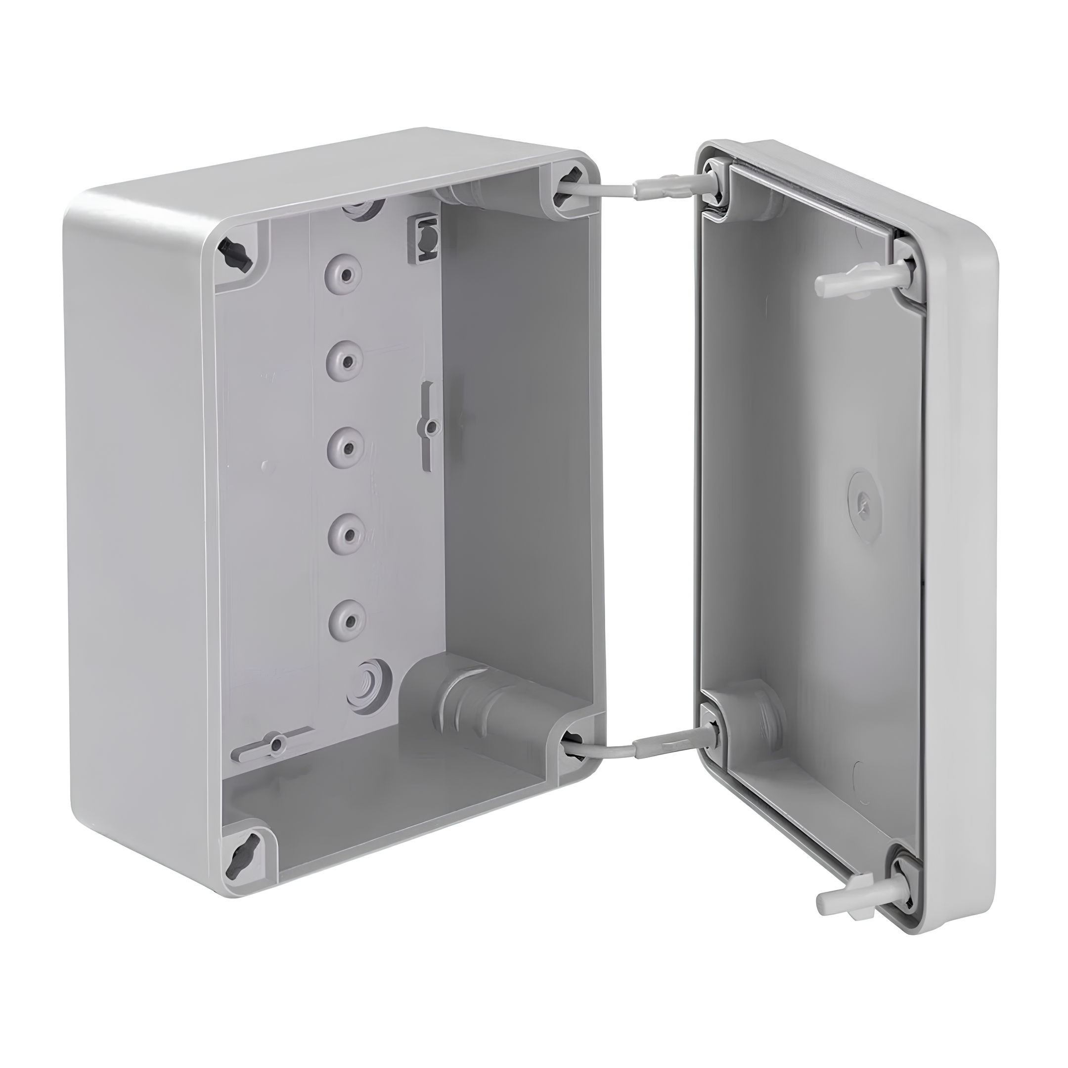 Caixa De Passagem Sobrepor 170X145x83 Cinza KM03194 Kraus Muller