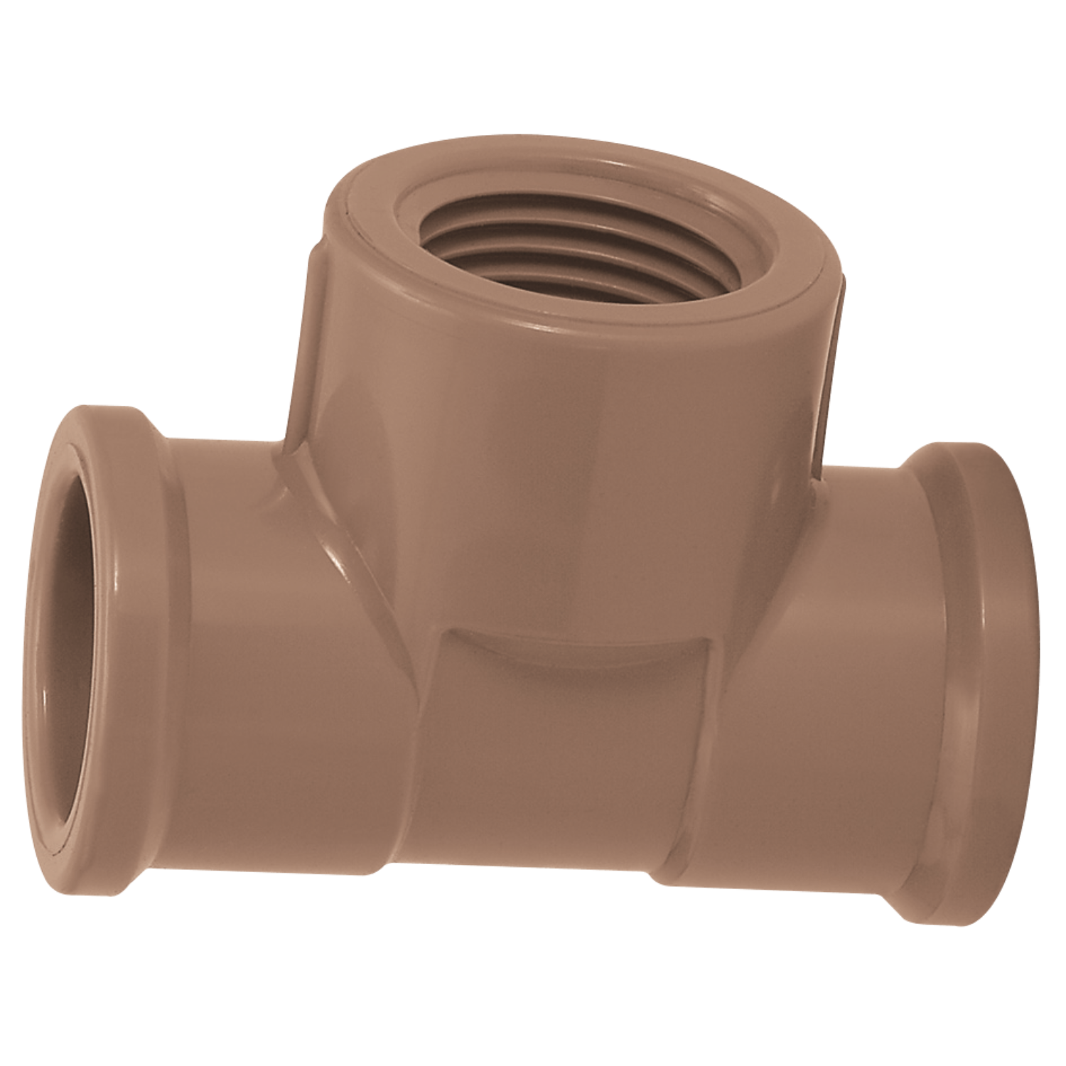 Tê Soldável 75mm Pvc Marrom 11840 Amanco