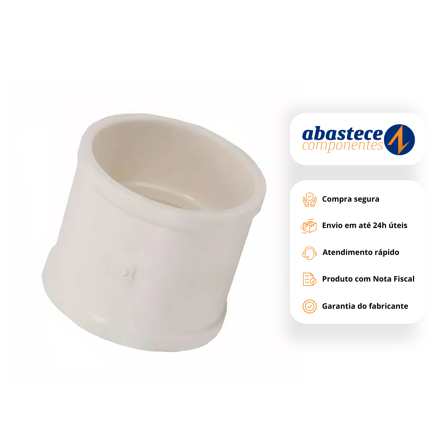 Luva Simples Esgoto Dn 40 11723 Amanco