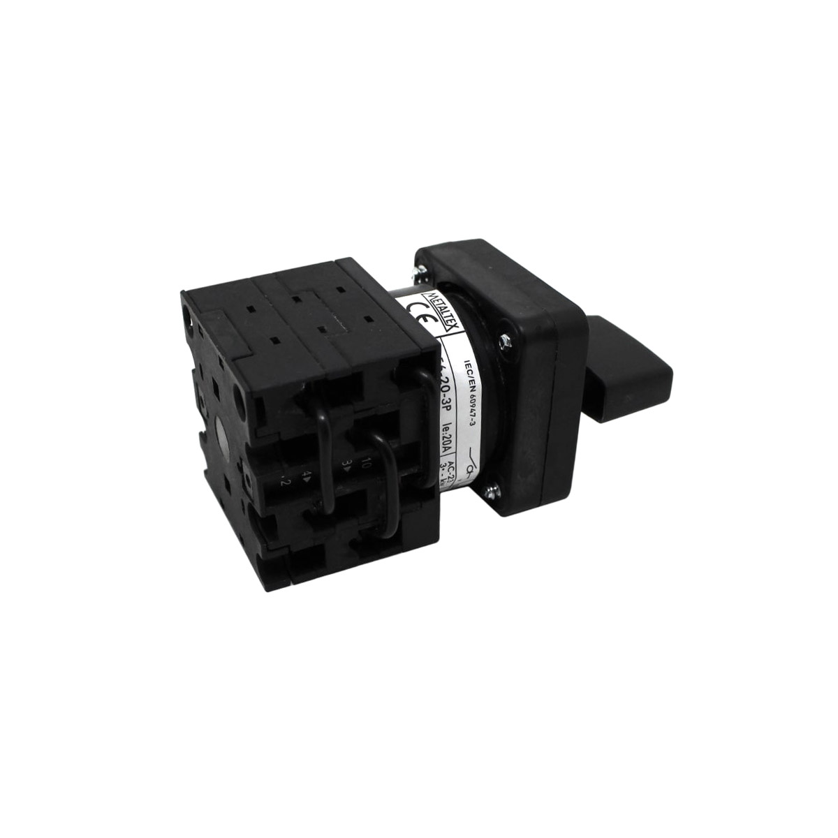 Chave Comutadora Tripolar (1-0-2) 20A K056-20-3P - Metaltex