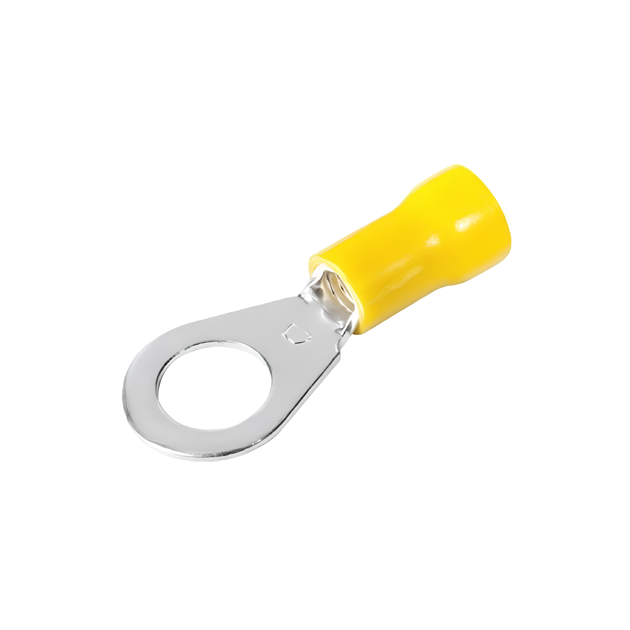 Terminal Olhal Pre-Isolado Amarelo 25Mm M8 10Pçs Eletrokit