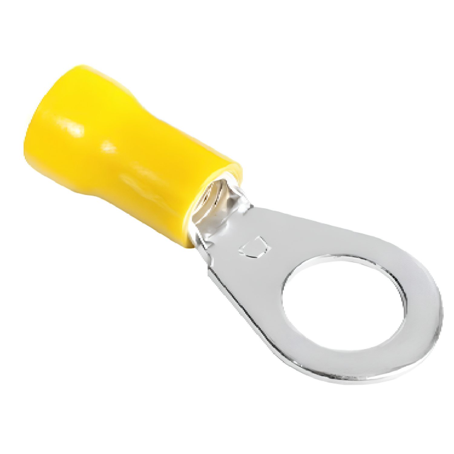 Terminal Olhal Pre-Isolado Amarelo 25Mm M8 10Pçs Eletrokit