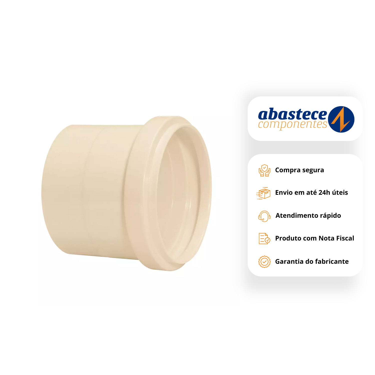 Luva Esgoto 6" (150Mm) 17256 Amanco