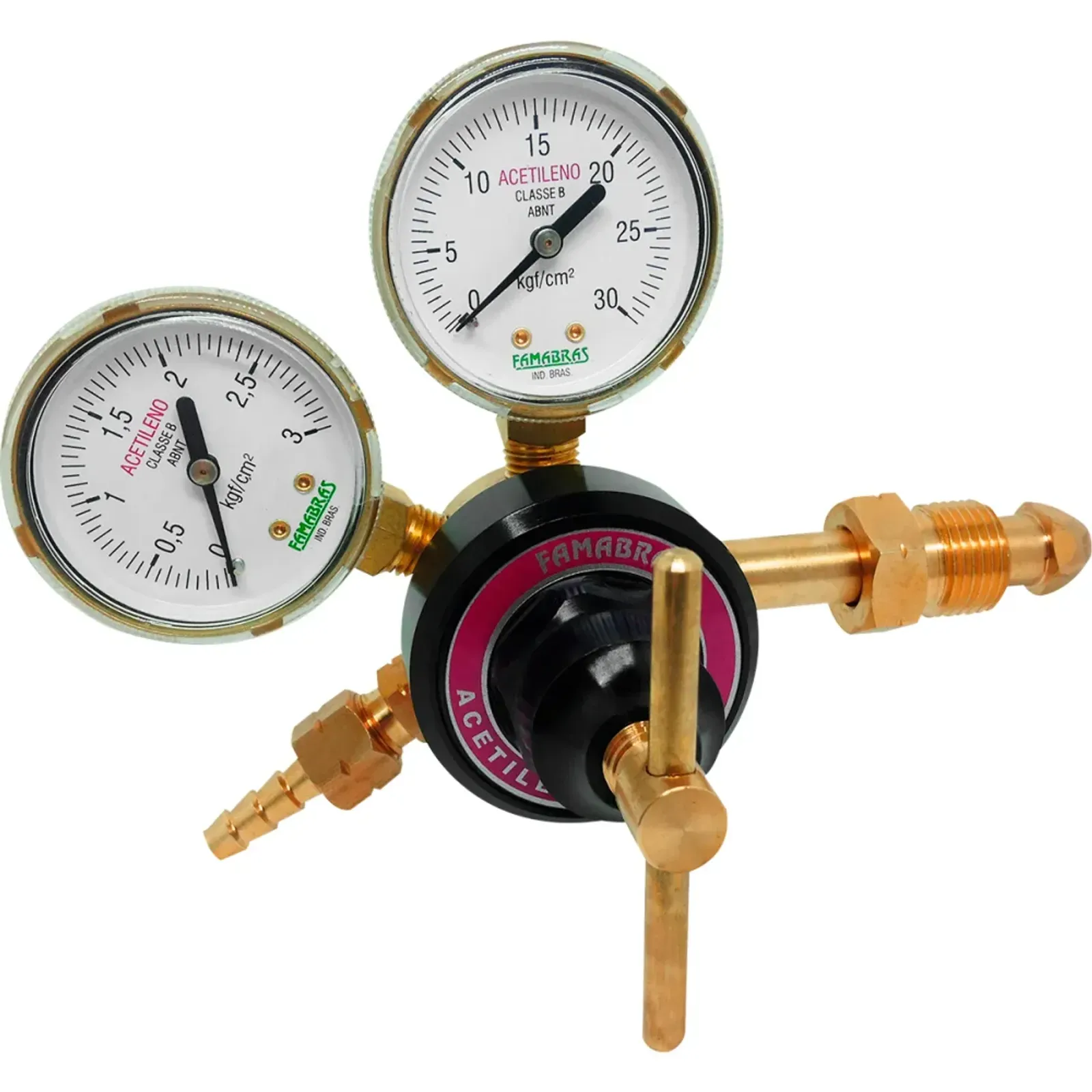 Regulador Pressao Cilindro Acetileno Ri03P 25026101 Famabras