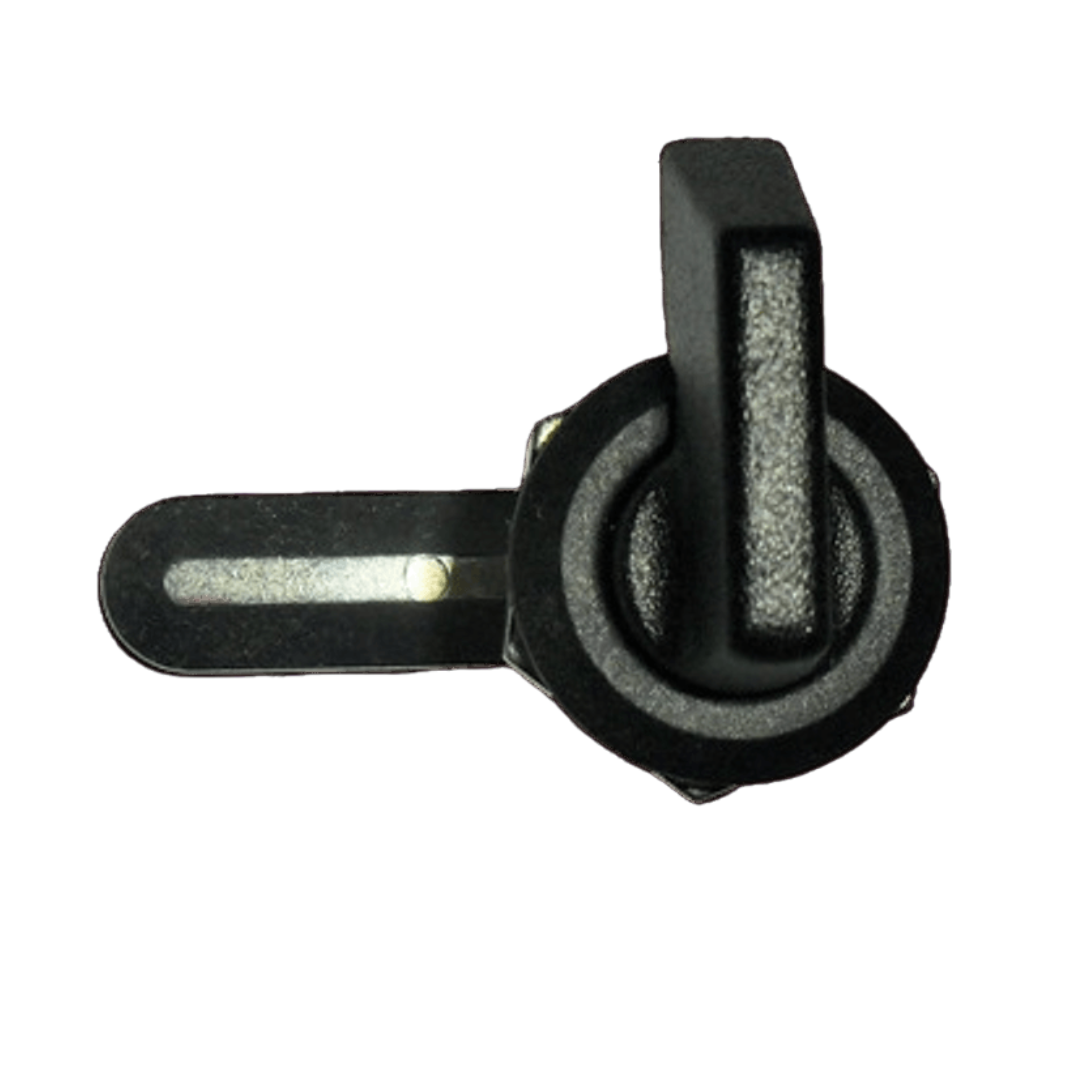 Fecho Lingueta Regulável 45mm Manopla Preto Tasco
