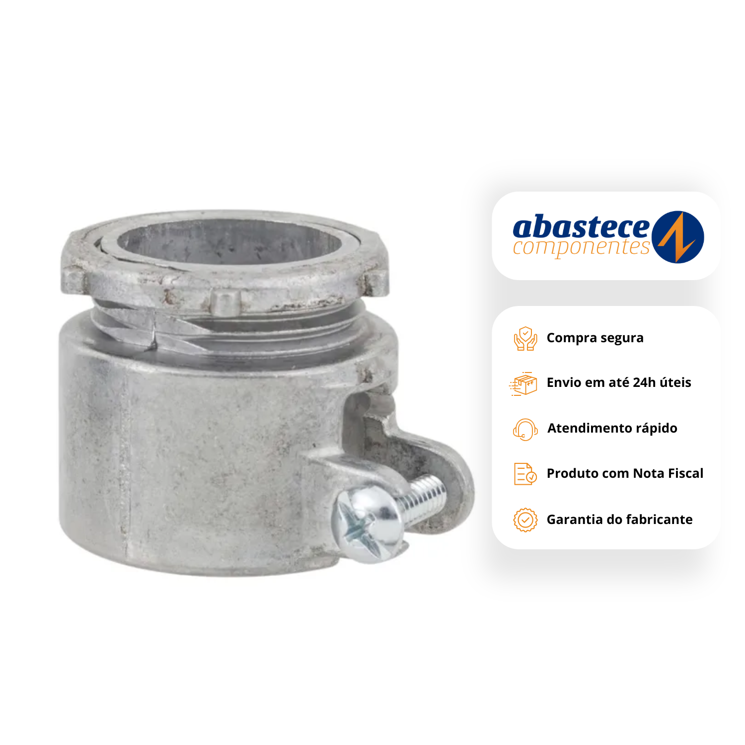 Conector Reto Box Aluminio 2" Rosca Bsp E001040070 Wetzel