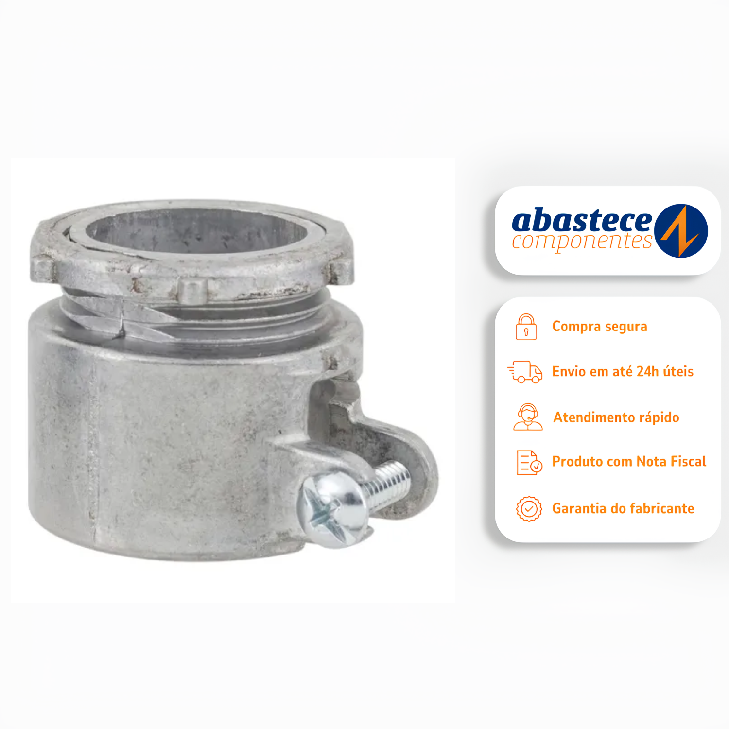 Conector Reto Box Aluminio 2" Rosca Bsp E001040070 Wetzel