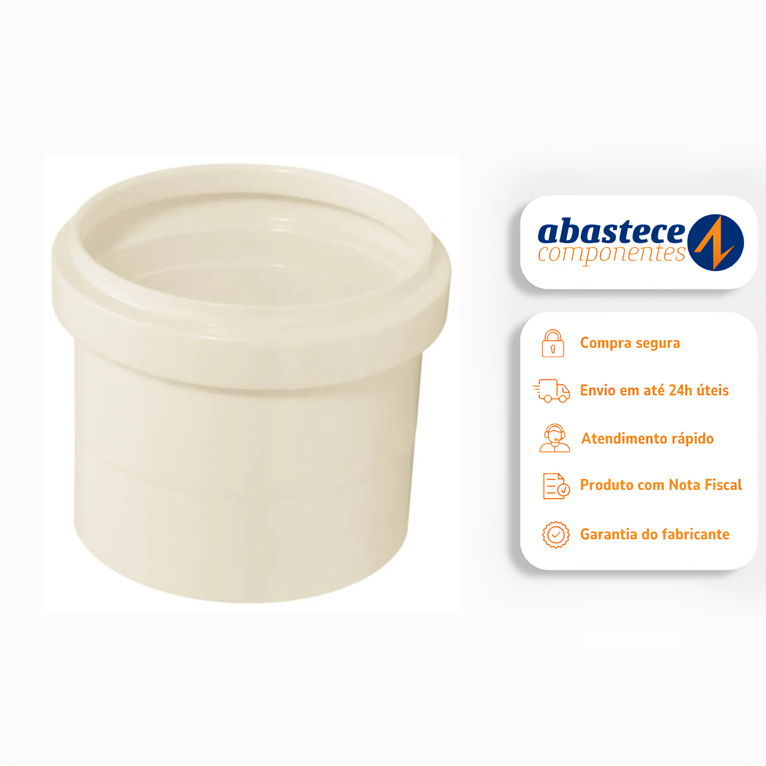 Luva Esgoto 3" (75Mm) 11739 Amanco