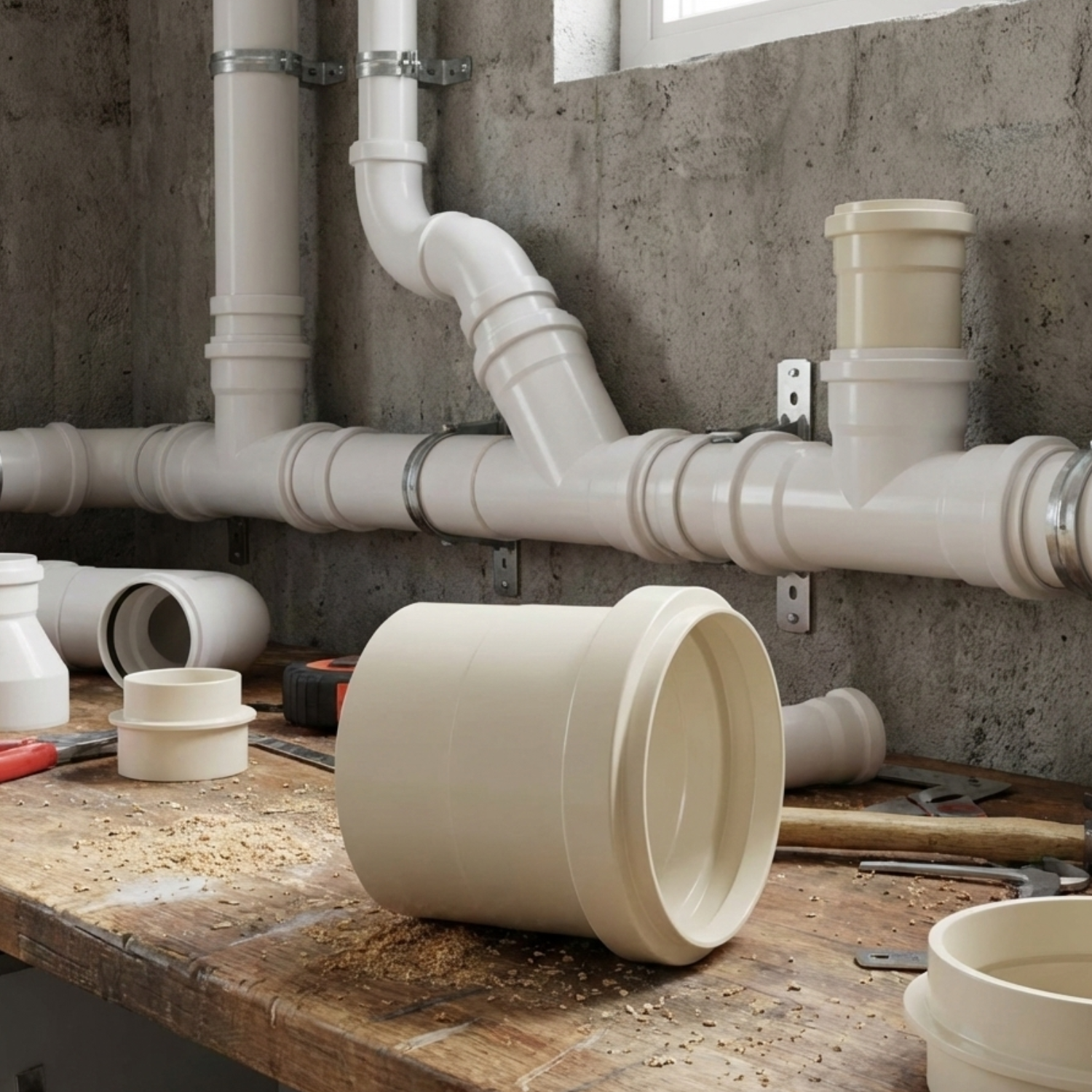 Luva Simples De Esgoto 100Mm Pvc 11737 Amanco