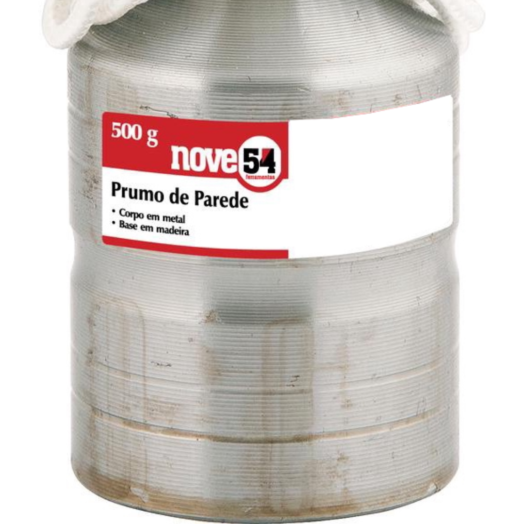 Prumo de parede 700g corpo metal Nove54