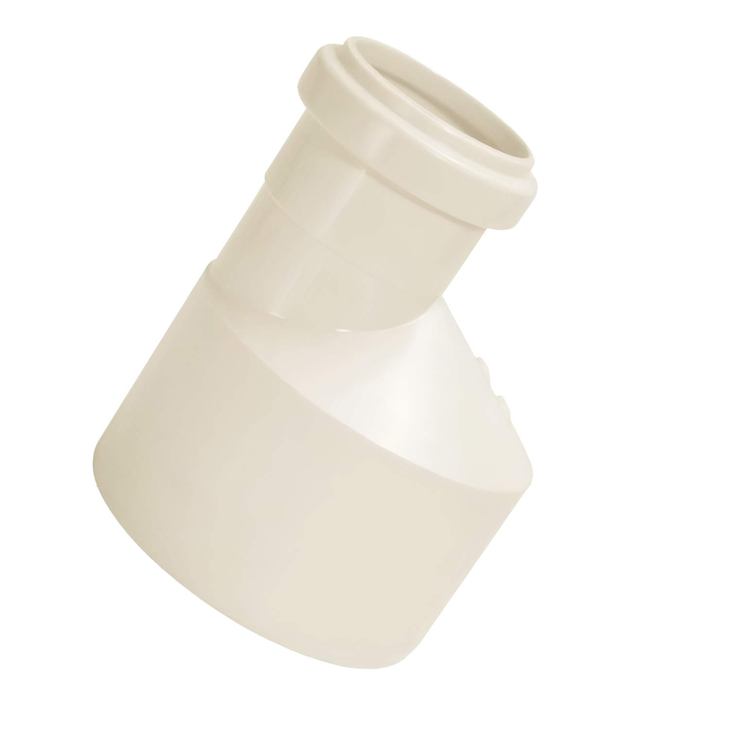 Redução Excêntrica Esgoto Série Normal DN75 x 50mm Pvc Branco 14154 Amanco