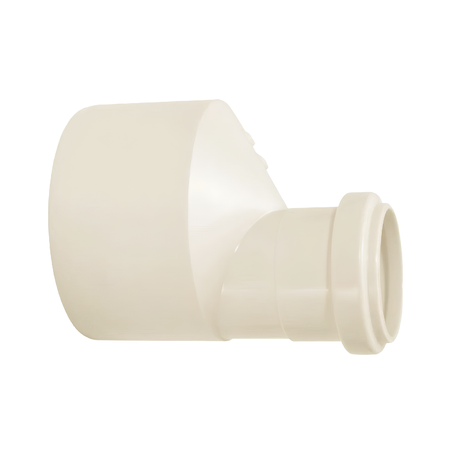 Redução Excêntrica Esgoto Série Normal DN100 x 75mm Pvc Branco 11783 Amanco