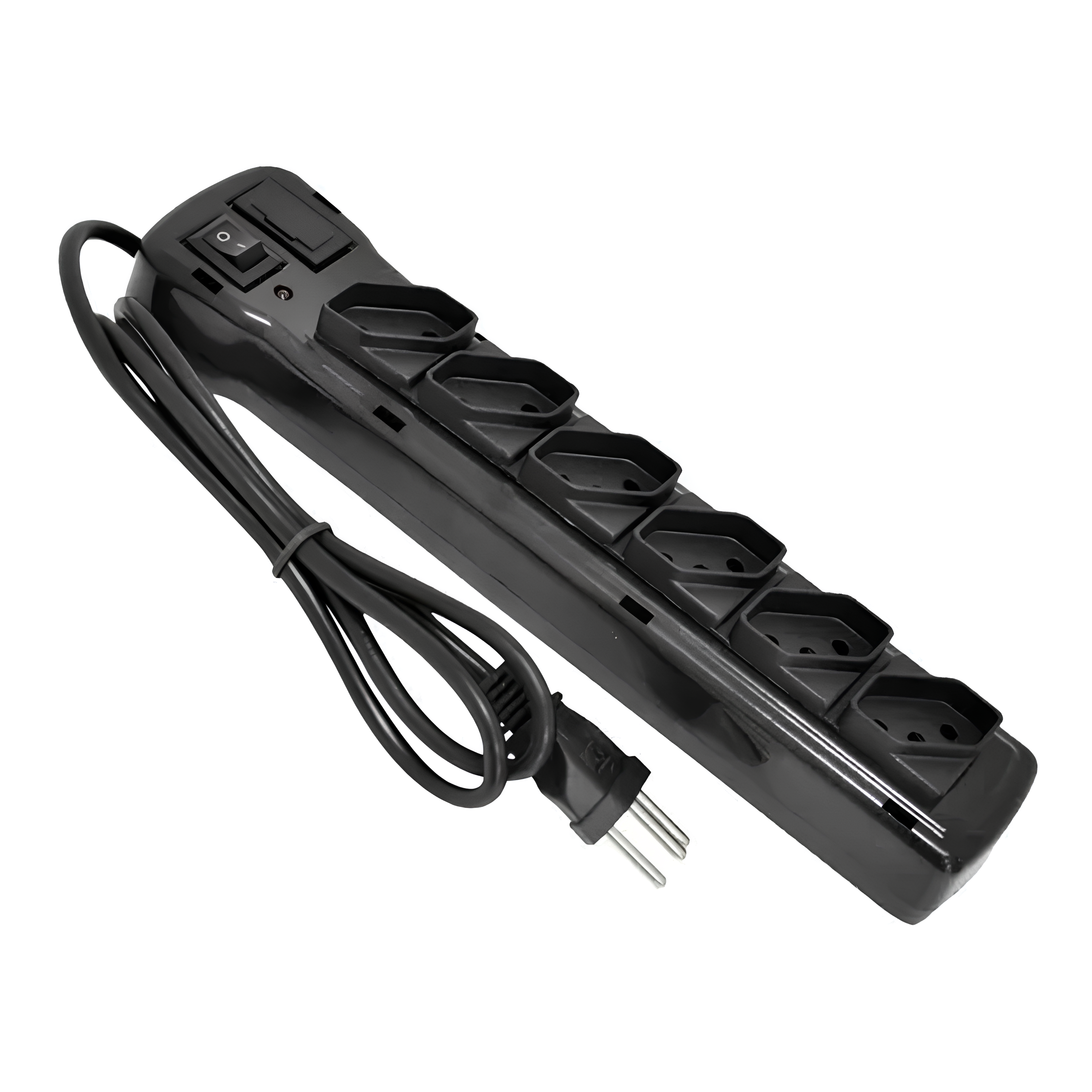 Filtro De Linha Abs Preto 5 Tomadas Bivolt 10A Fiolux