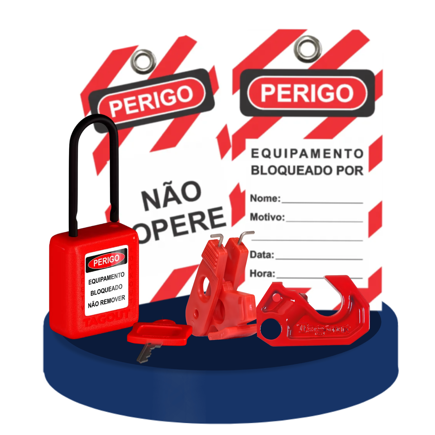 Kit De Bloqueio Para Disjuntor Tagout