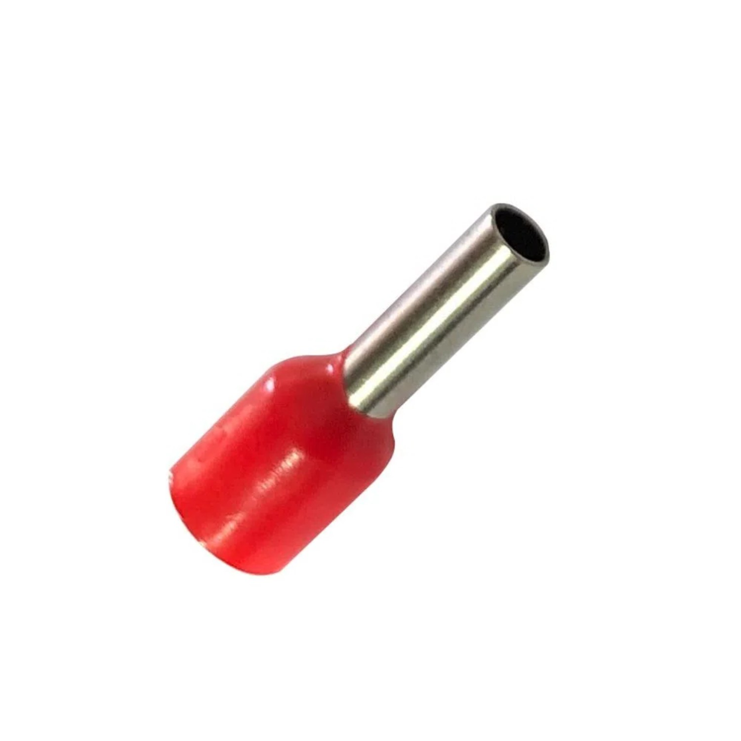 Terminal Pino Tubular Pré-Isolado Vermelho 1mm 20 pçs
