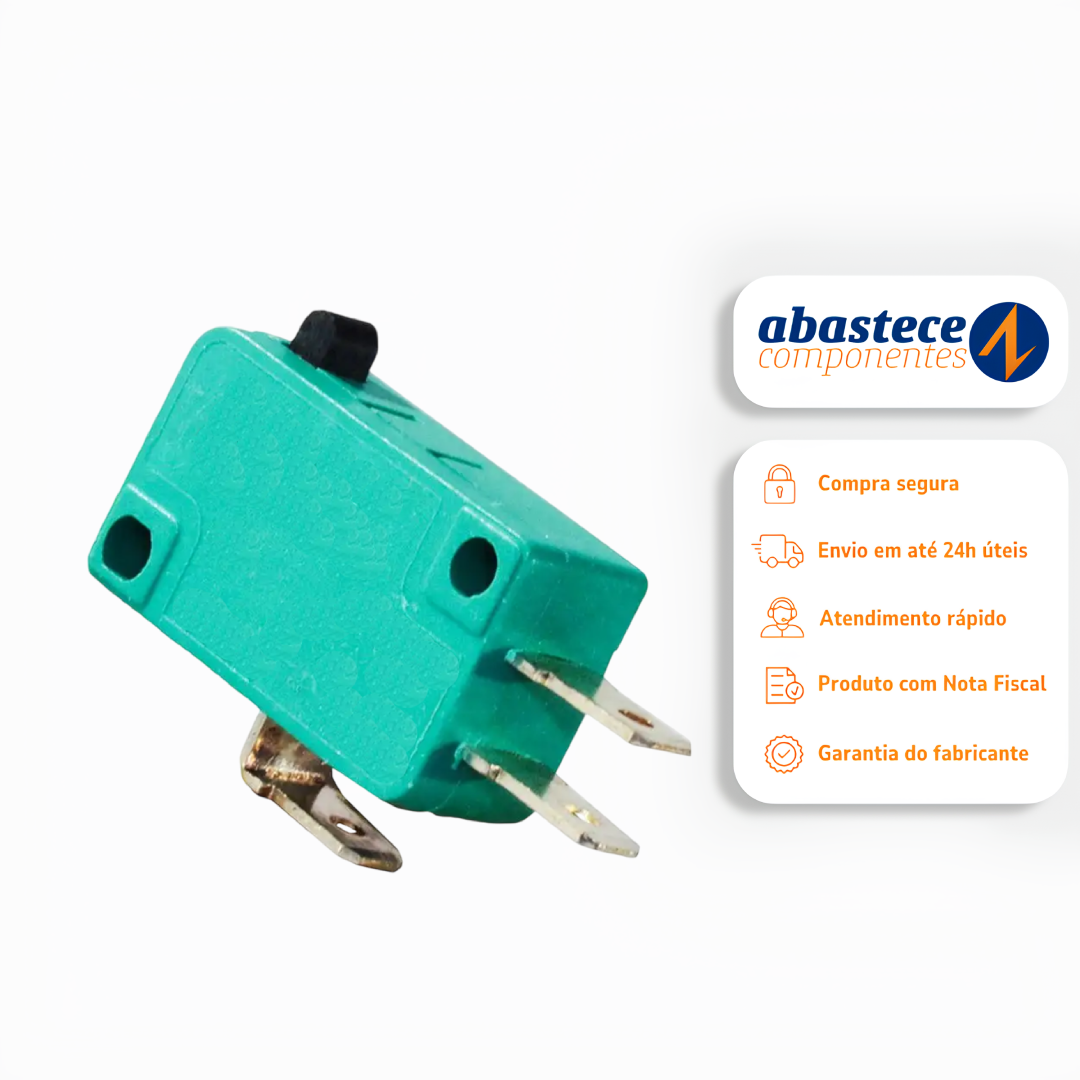 Chave Micro Switch Com Haste 10A