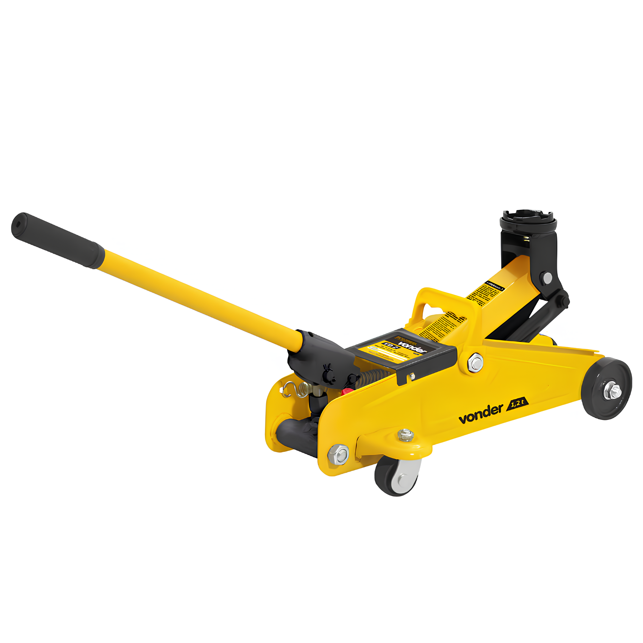 Macaco Hidráulico Jacaré 1,2 Tonelada 135-318mm Com Maleta VD2 Vonder
