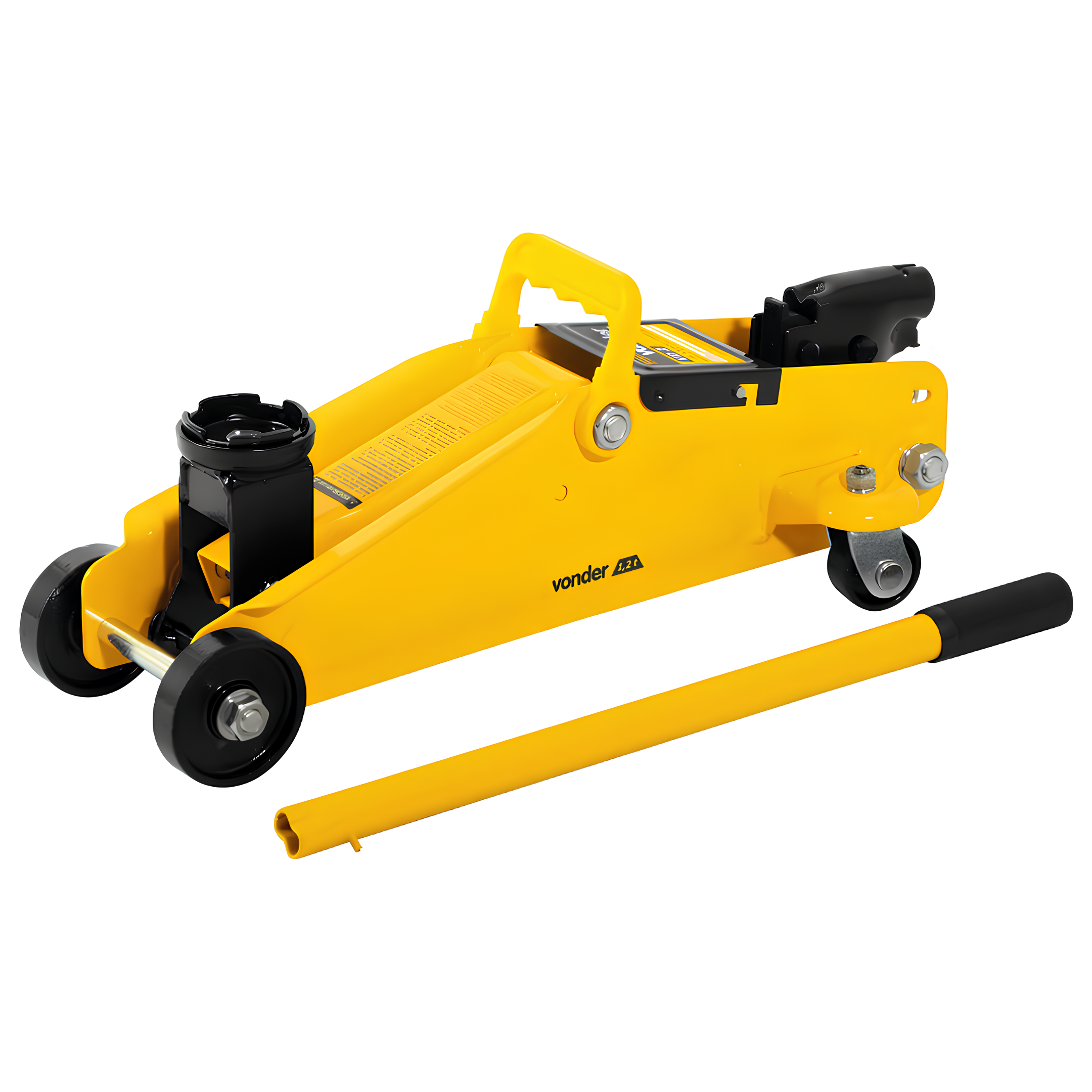 Macaco Hidráulico Jacaré 1,2 Tonelada 135-318mm Com Maleta VD2 Vonder