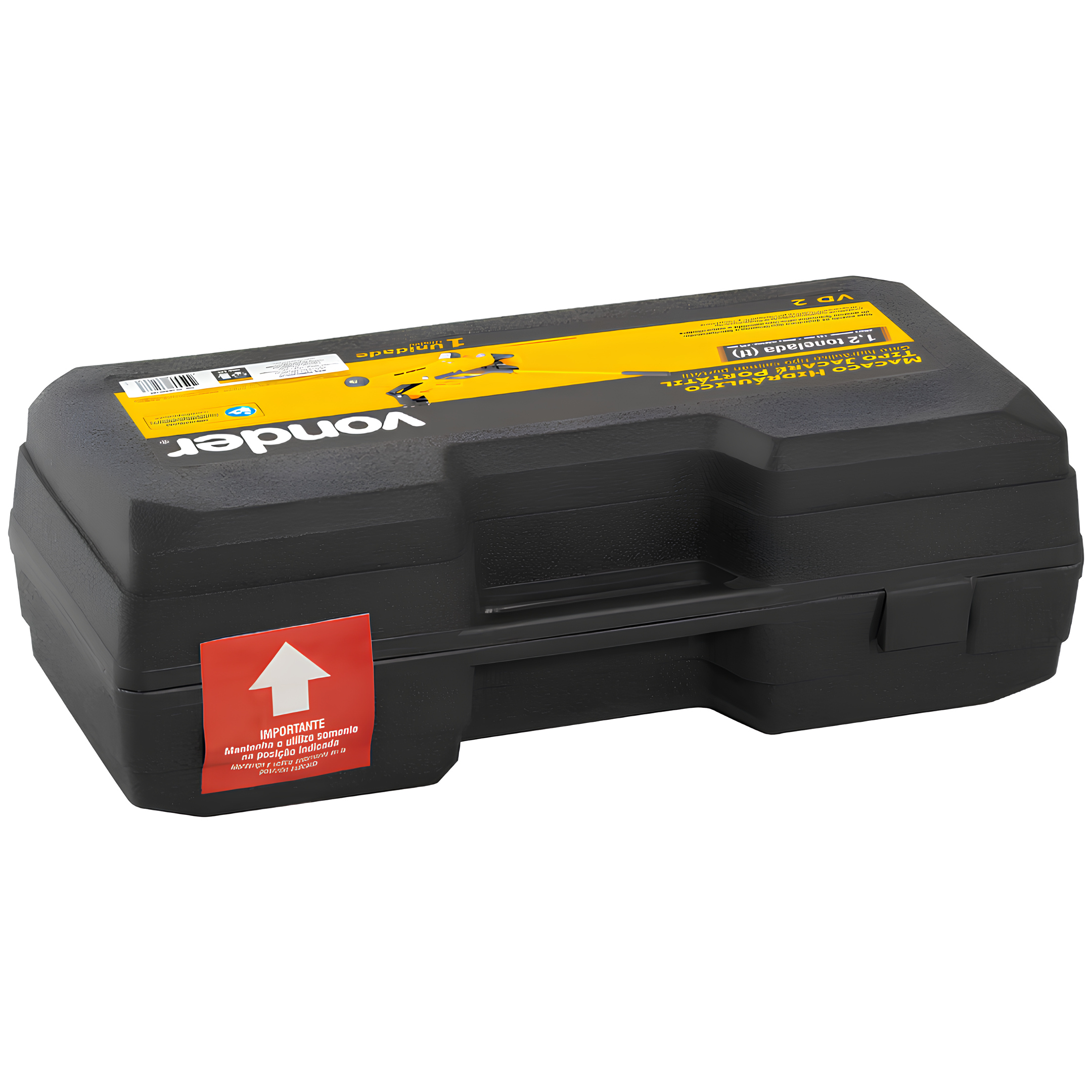 Macaco Hidráulico Jacaré 1,2 Tonelada 135-318mm Com Maleta VD2 Vonder