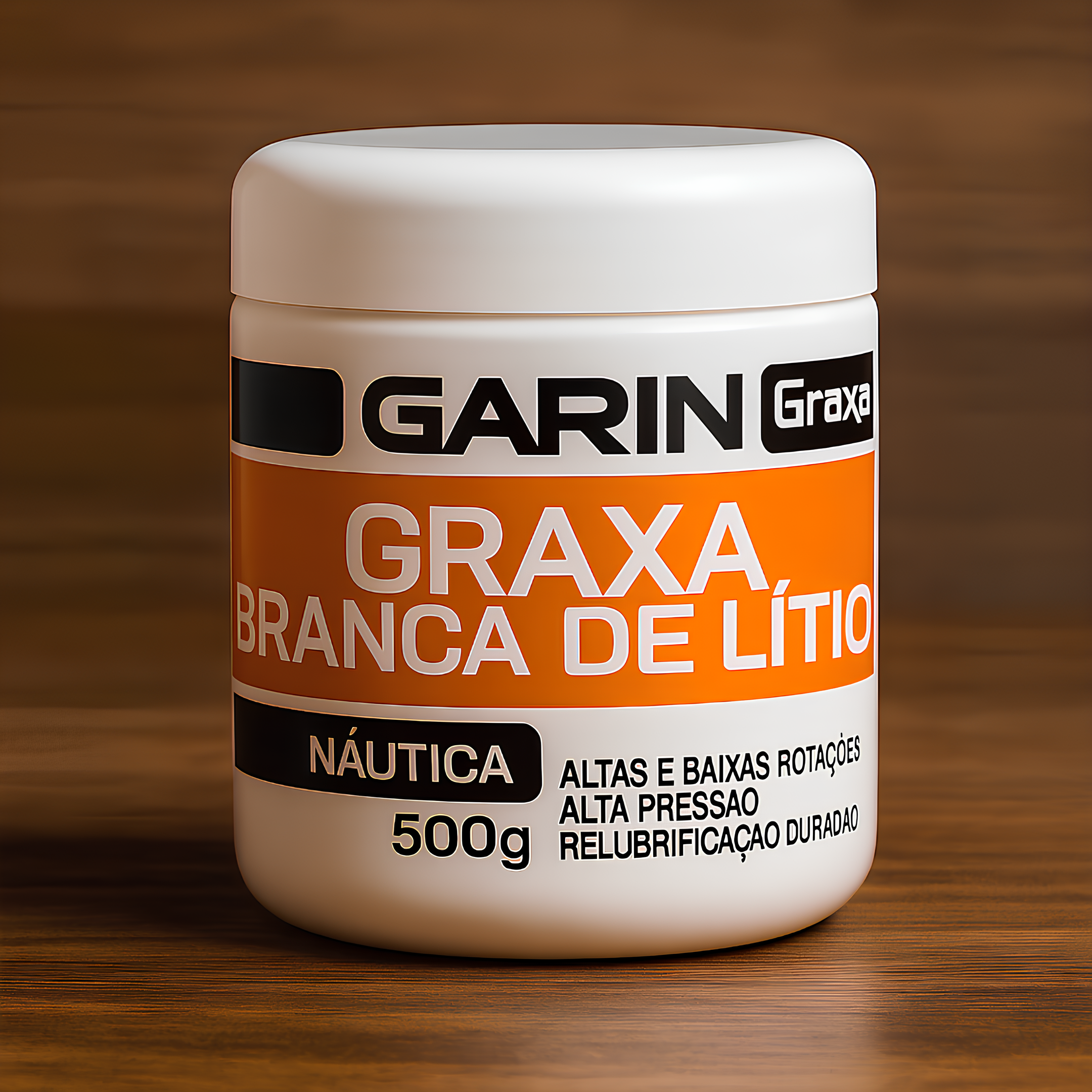 Graxa Branca De Lítio 500G LGLB-500 Garin