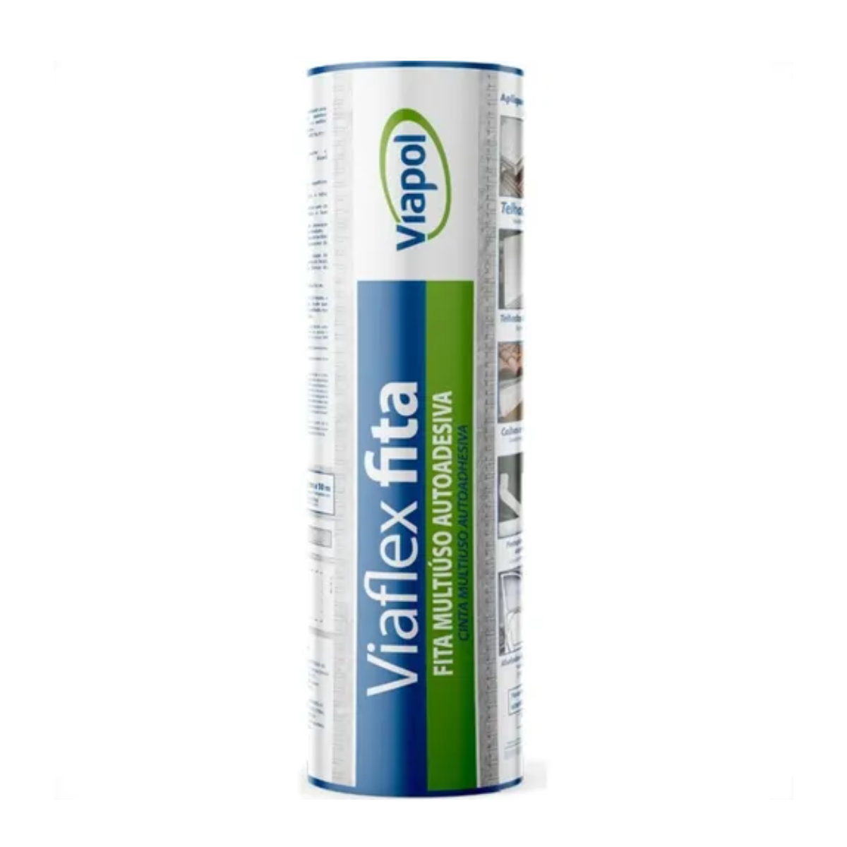 Fita Asfáltica Aluminizada 45cm x 10mt V0615560 Viapol