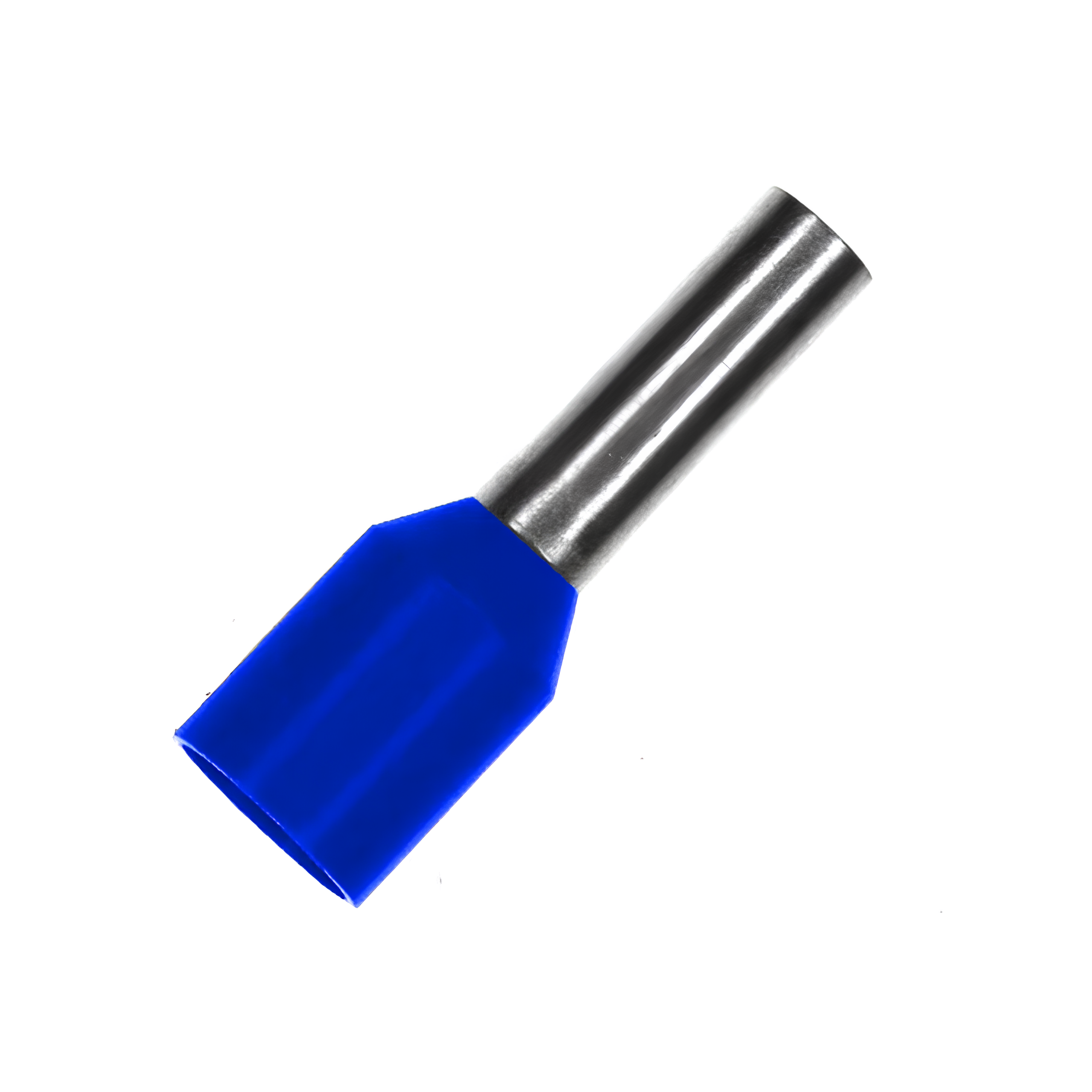 Terminal Pino Tubular Pré-Isolado Azul 16mm 20 pçs