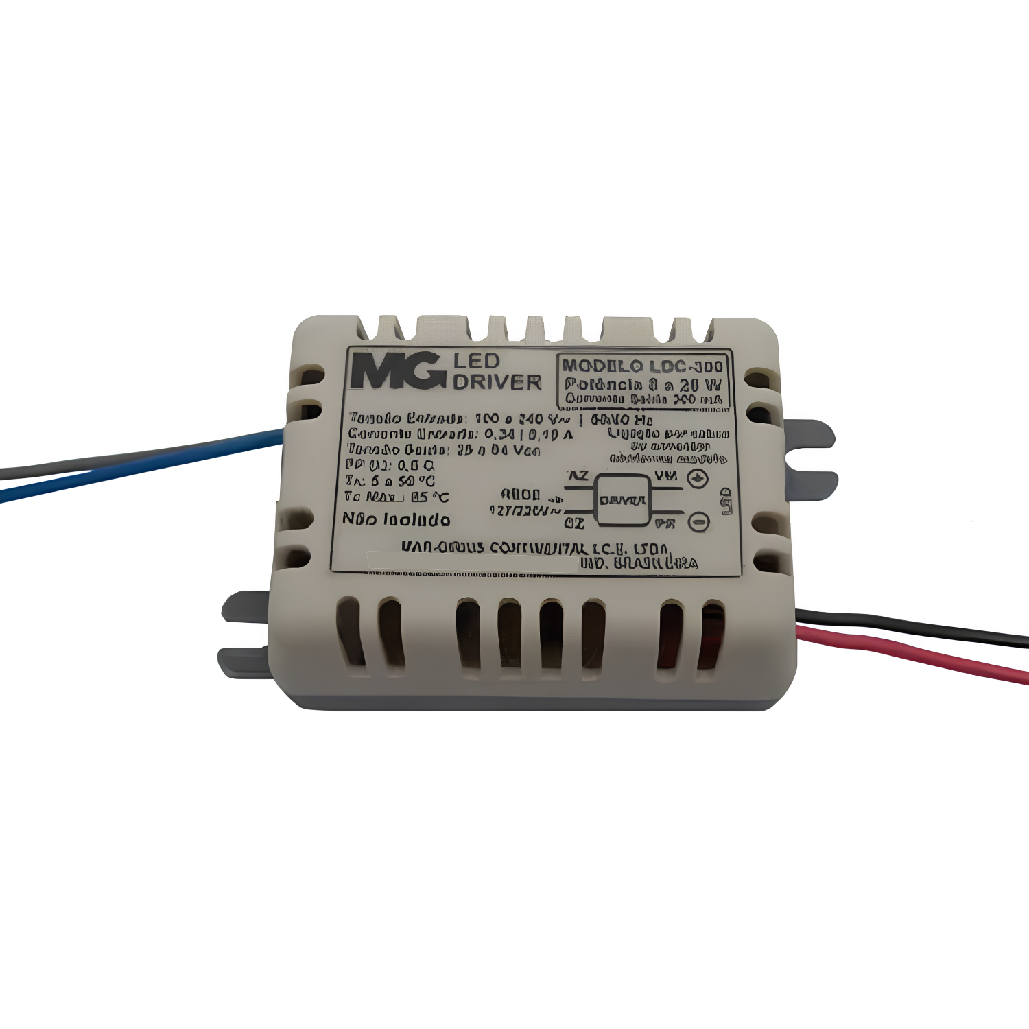 Driver Led 24v 8-25w Bivolt Lcd-300 Margirius