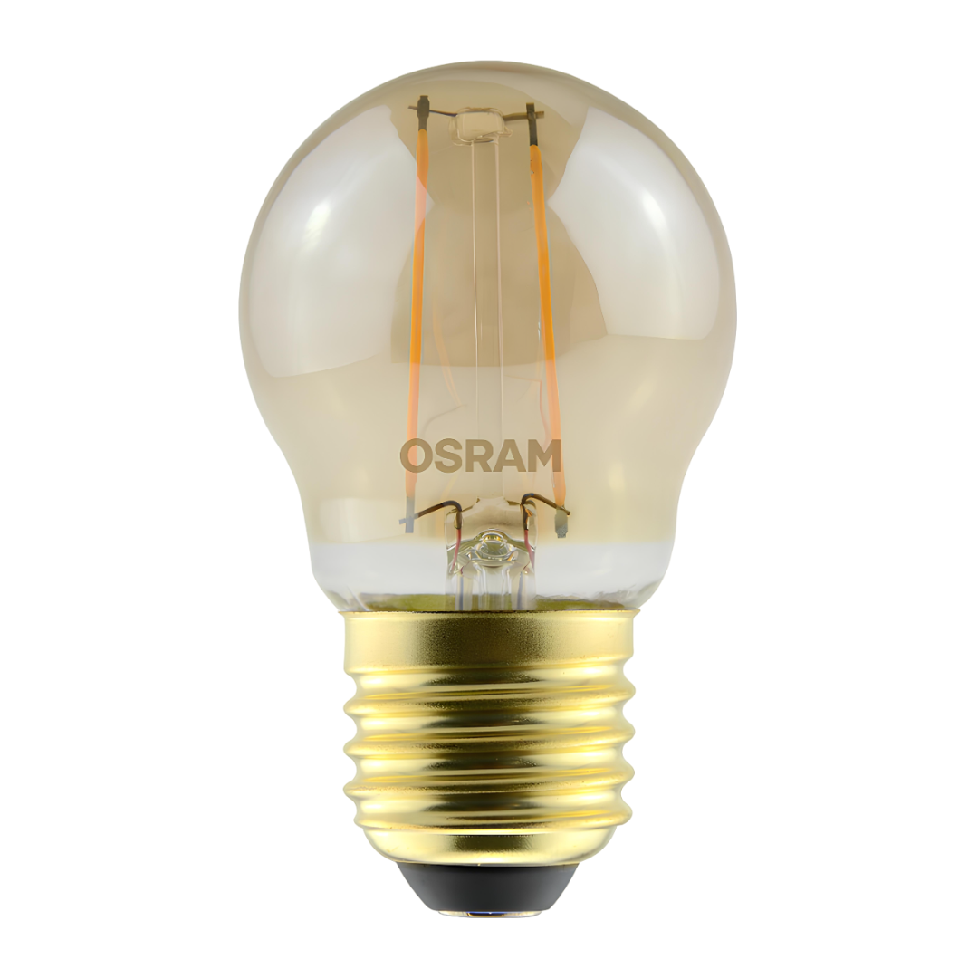Lampada Led Bolinha Filamento 2,5W 2500K 220Lm Bivolt E27 Osram