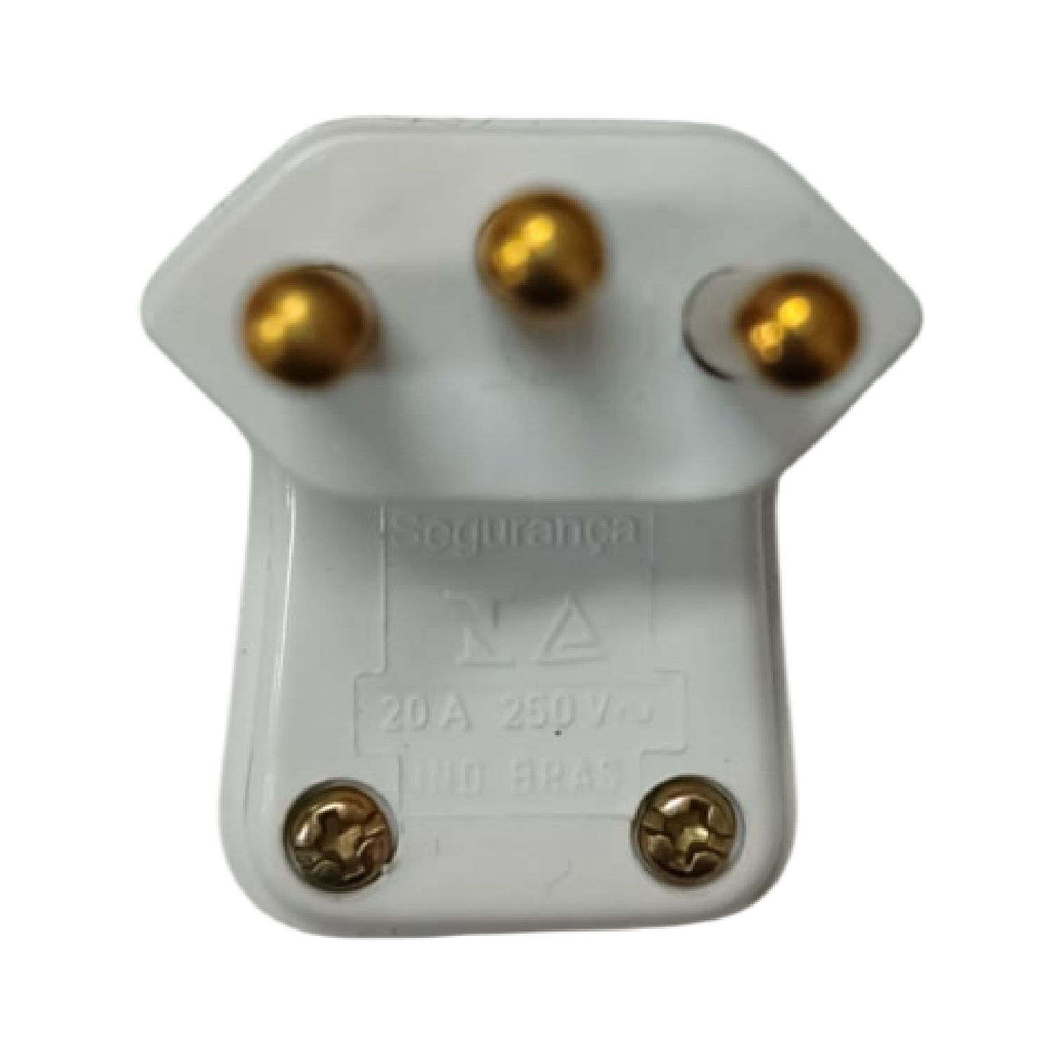 Plugue P.BR 20A 2P + T 90° 11.108 Transmobil