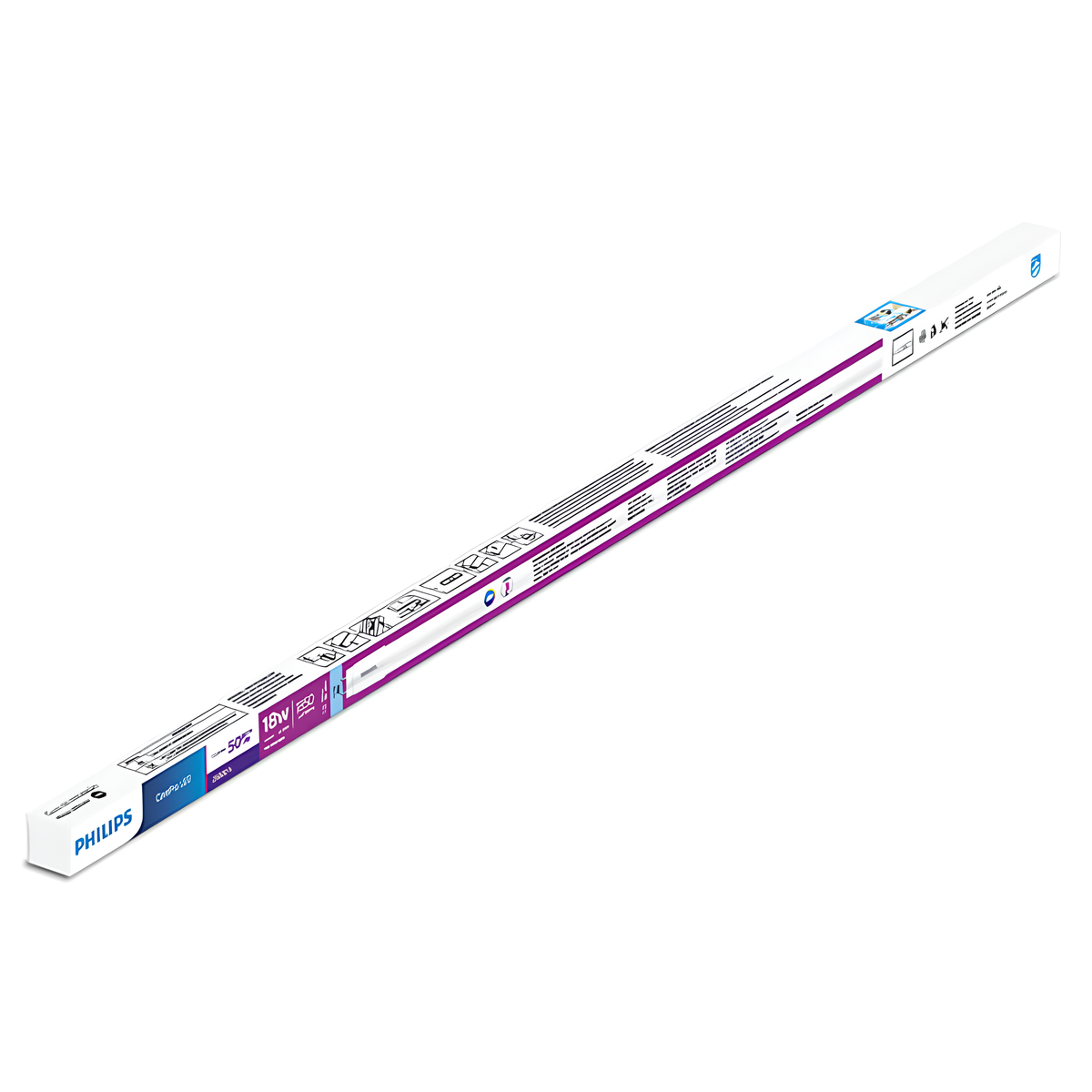 Lampada Led Tubular T8 120Cm 18W 2100Lm 240° Bivolt Philips