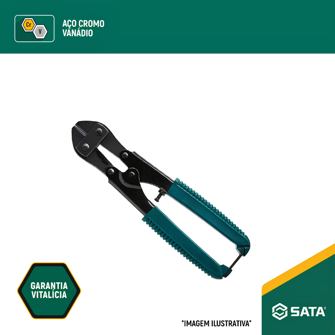 Alicate Corta Vergalhão 8" ST93501SC Sata
