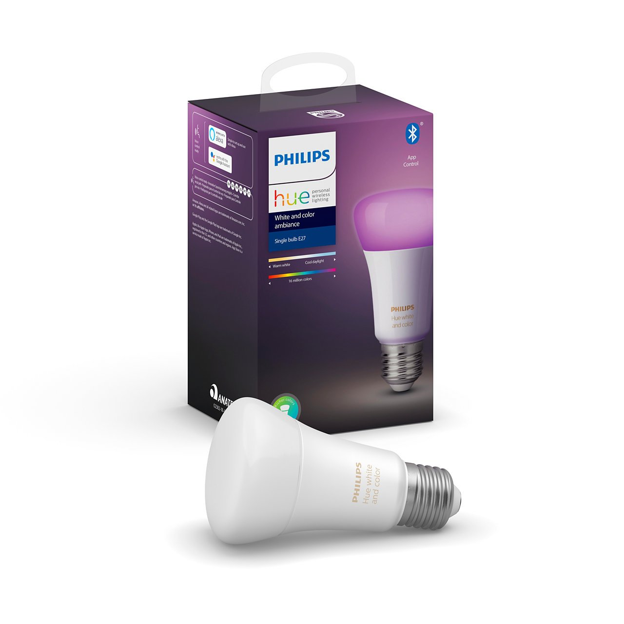 Lâmpada Philips Hue White & Color Ambiance 9w A60 RGB E27