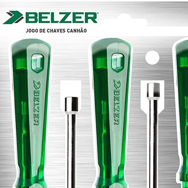 Jogo De Chaves Canhão 10 Peças Belzer 4 a 13mm 252010bn