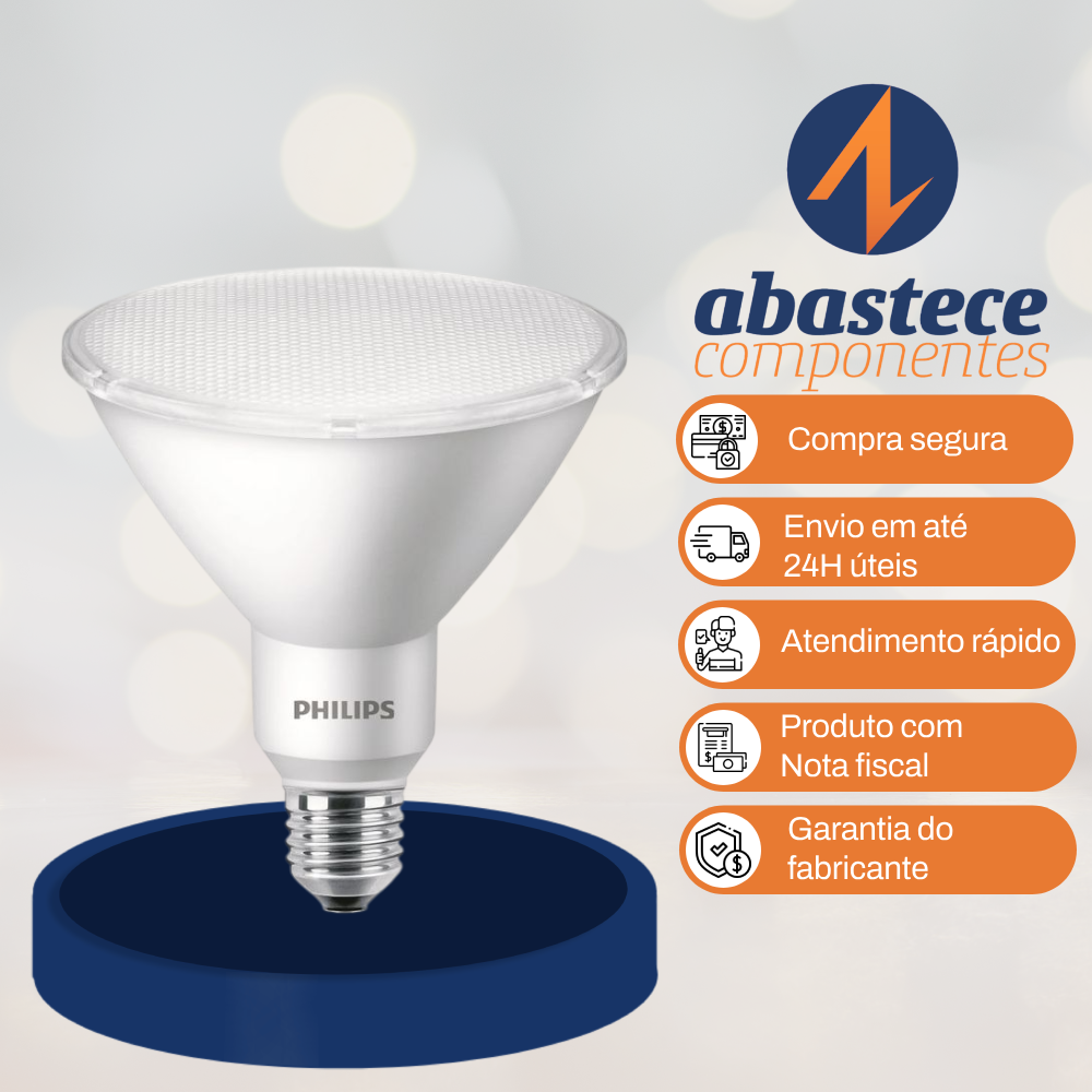 Lâmpada Led Par38 14W 1250Lm 25° Bivolt E27 Philips