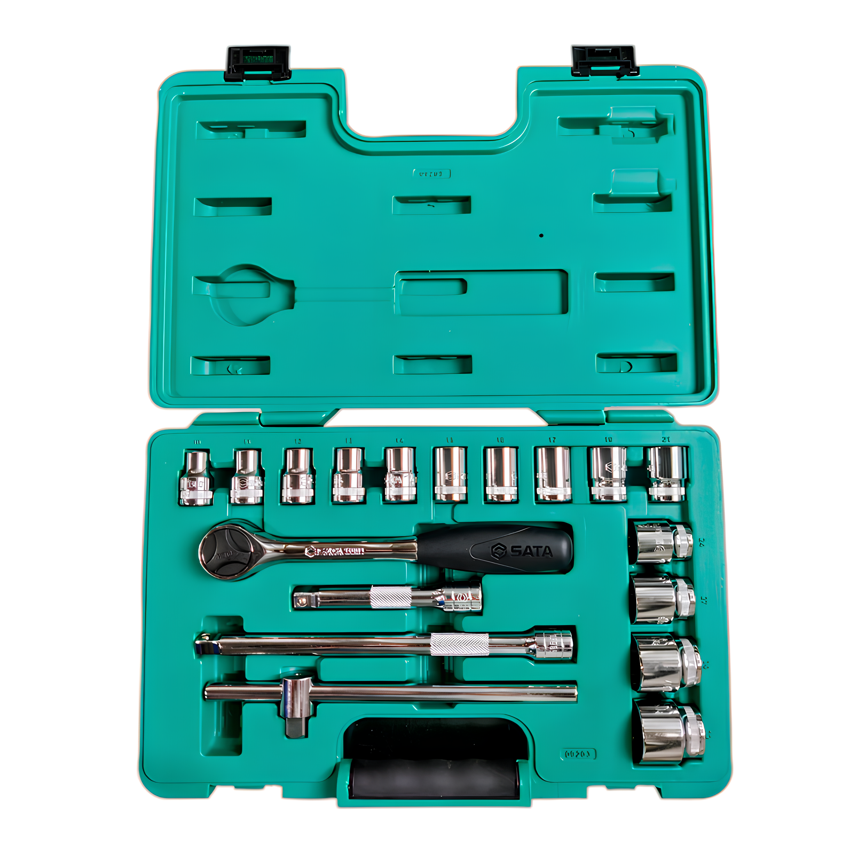 Jogo De Soquetes Estriados 1/2 Pol 18 Peças St09203sj Sata