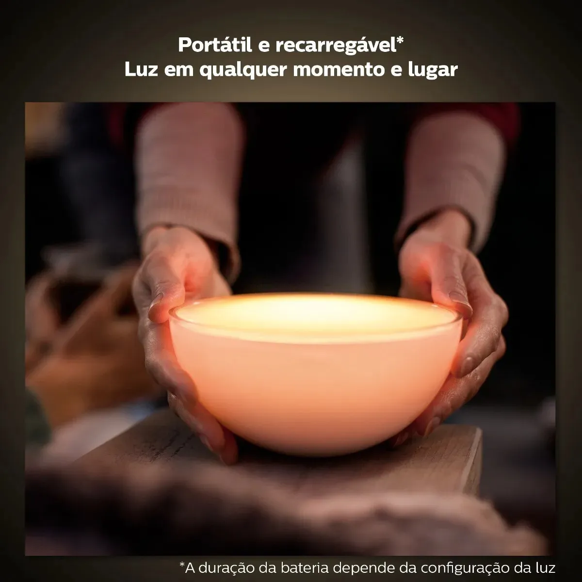 Philips Hue Go Luminária de Mesa Led Rgb Bluetooth Wifi