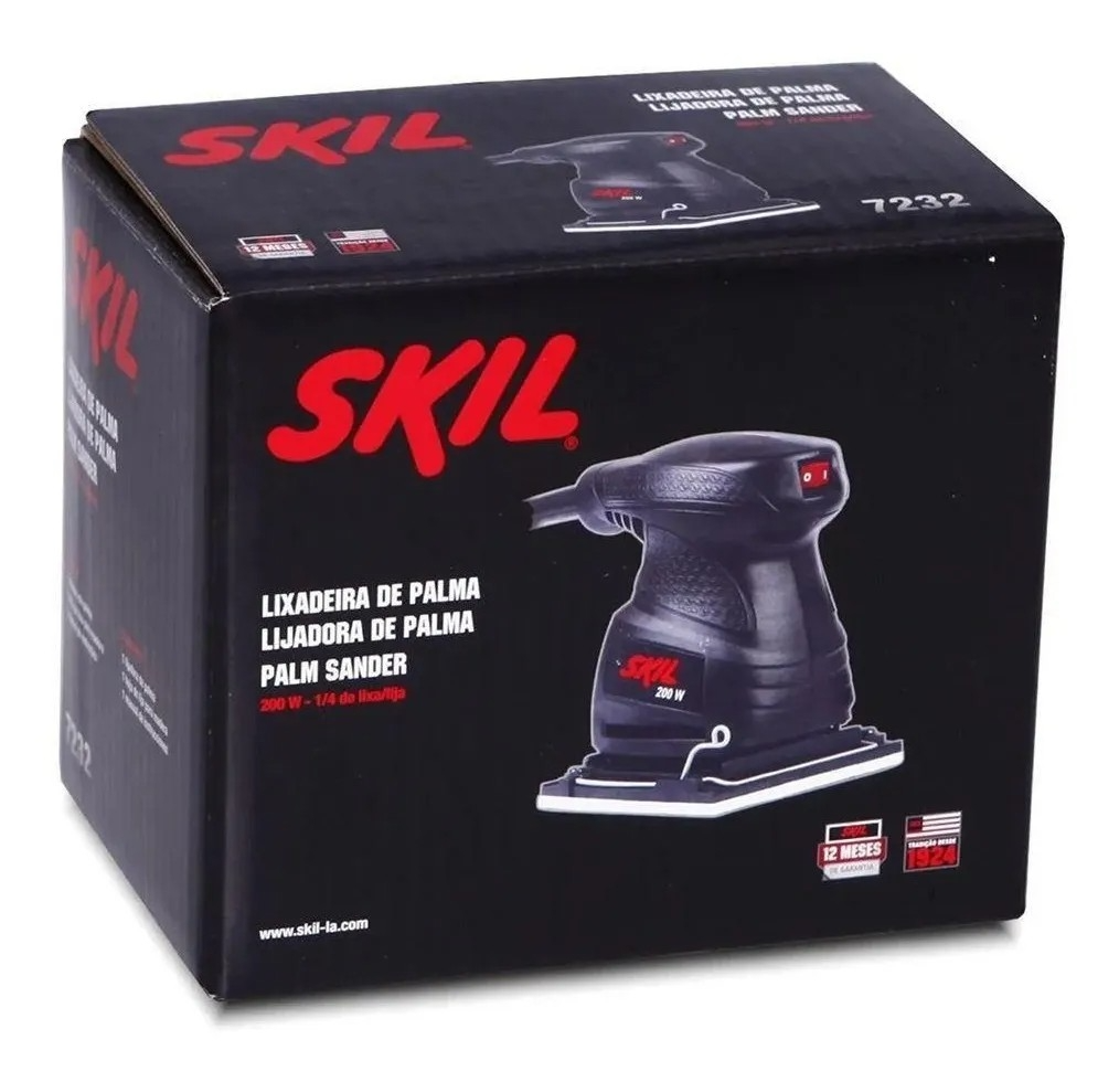 LIXADEIRA ORBITAL PROFISSIONAL 200W 7232 SKIL