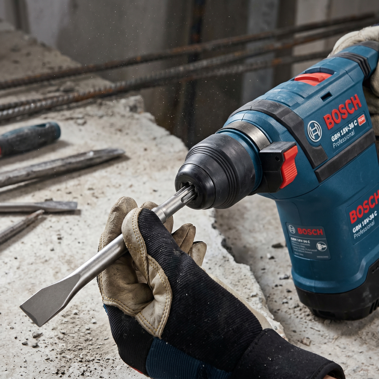 Talhadeira Cinzel SDS Plus 250mm 2608578519000 Bosch