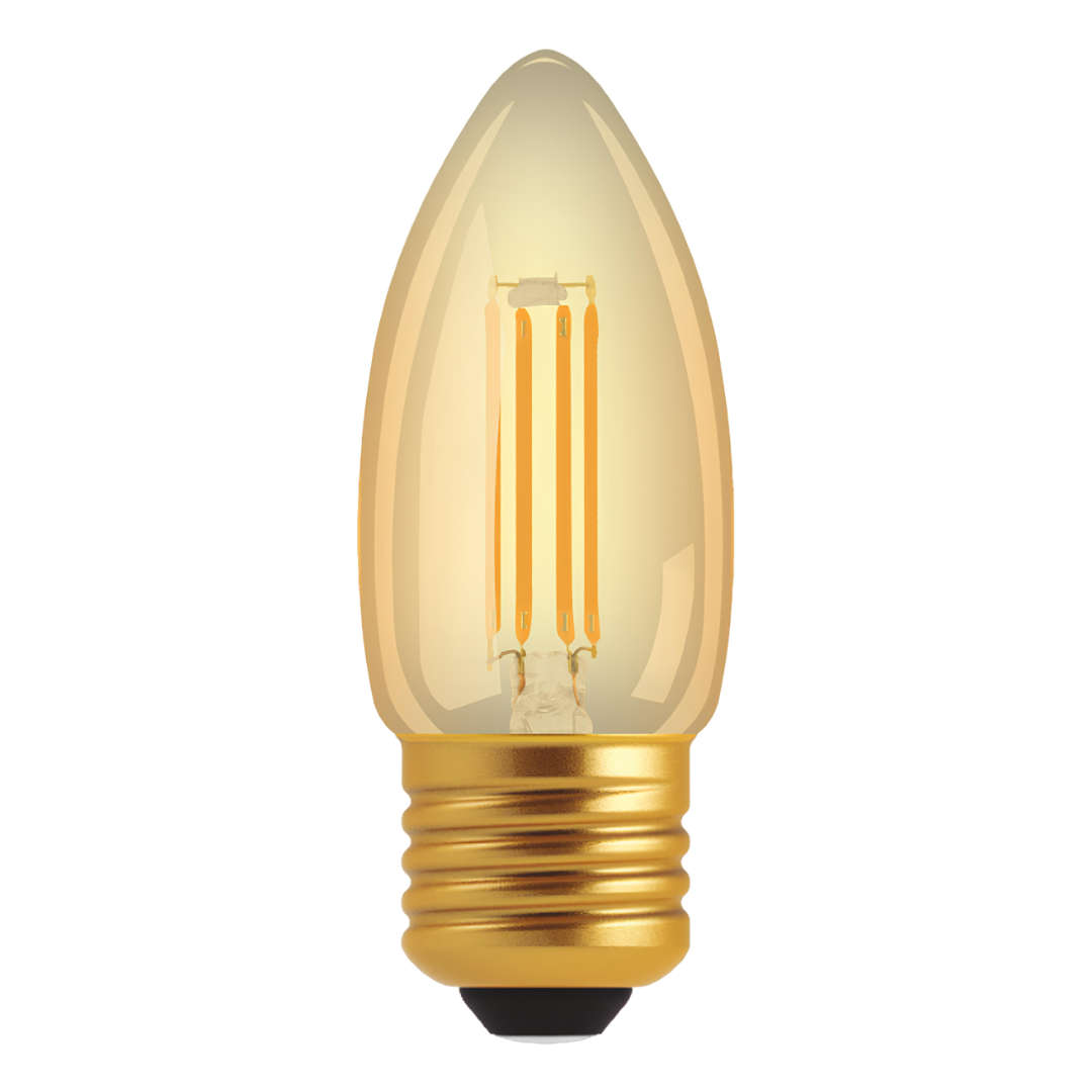 Lampada Led Vela Filamento Vintage Dim 4,5W 2500K 420Lm Osram