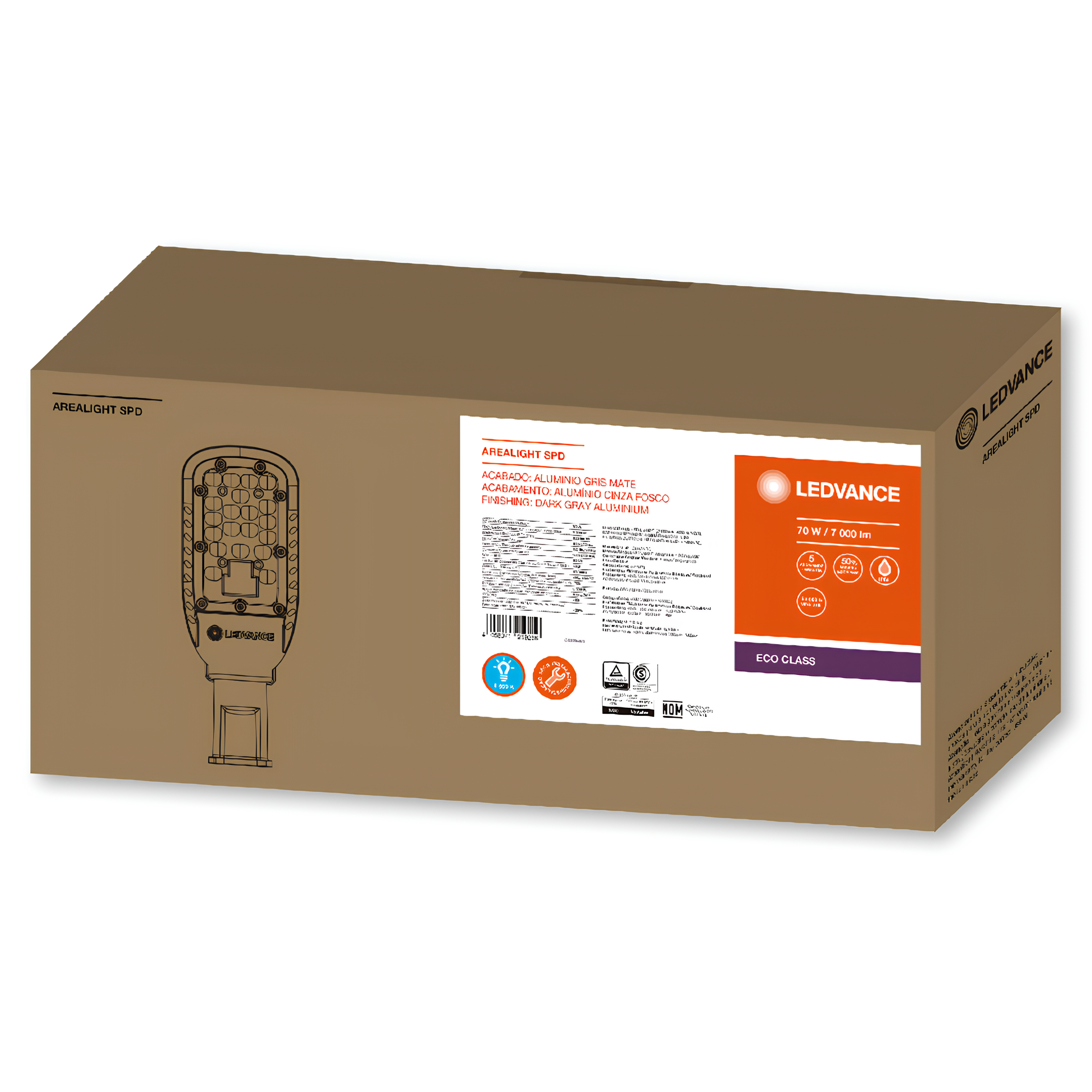 Luminaria Led De Poste Publica 70W 7000Lm Ip66 Ledvance